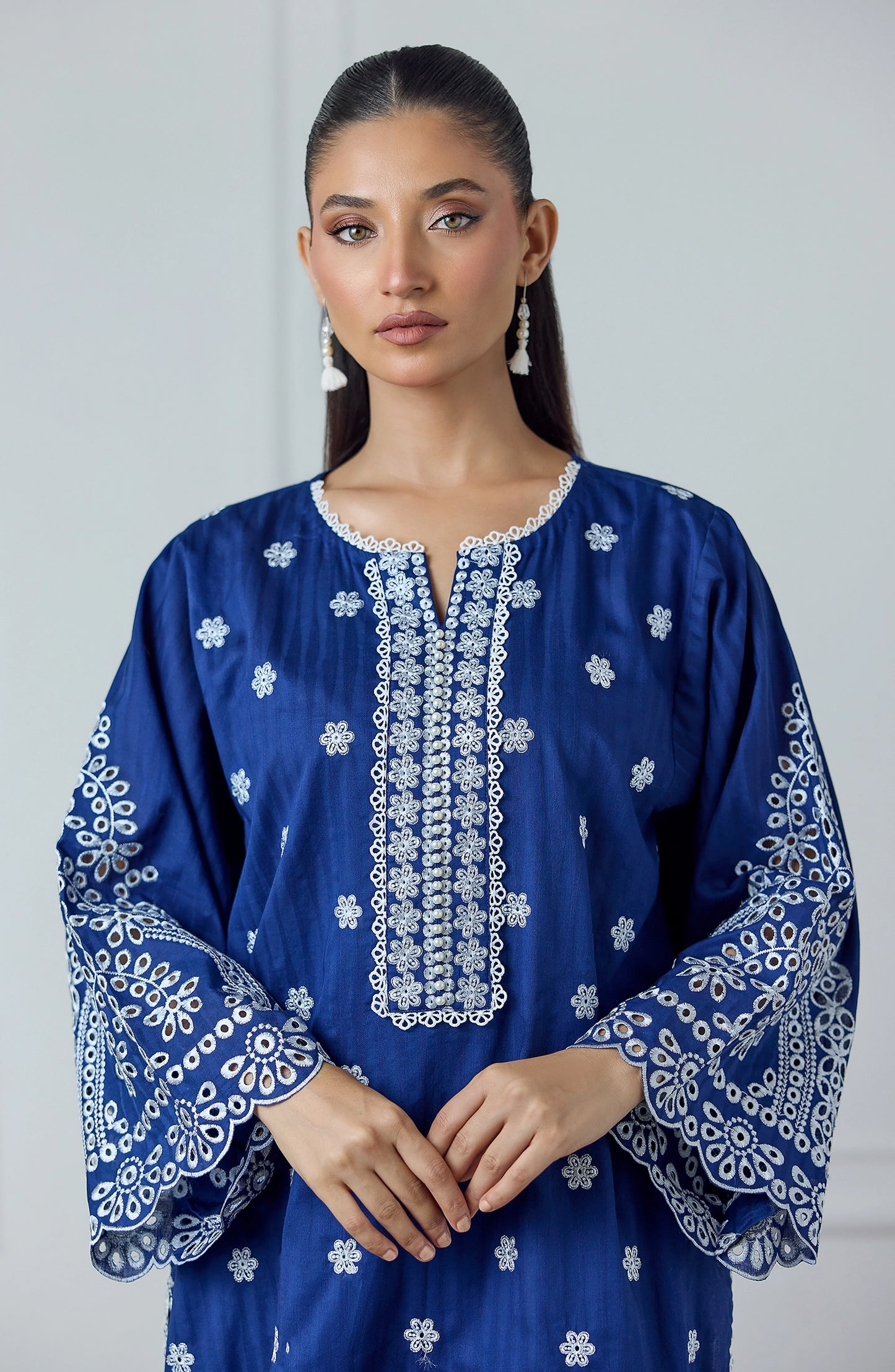 Stitched | 2 Piece | Embroidered | Jacquard Shirt | WRCC25S-2030/S BLUE