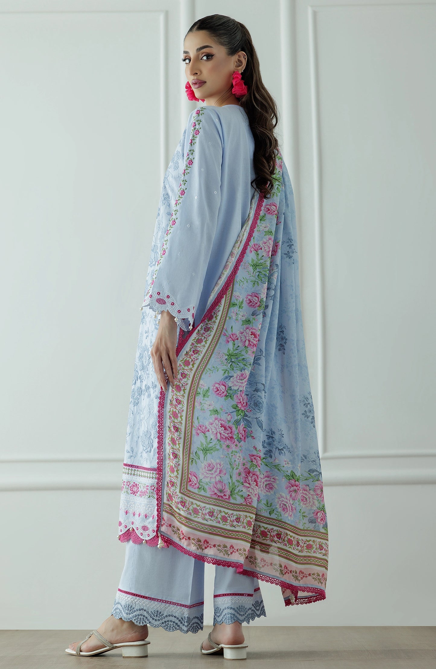 UNSTITCHED | 3 Piece | Luxury Premium Embroidered | WRC25S-3008