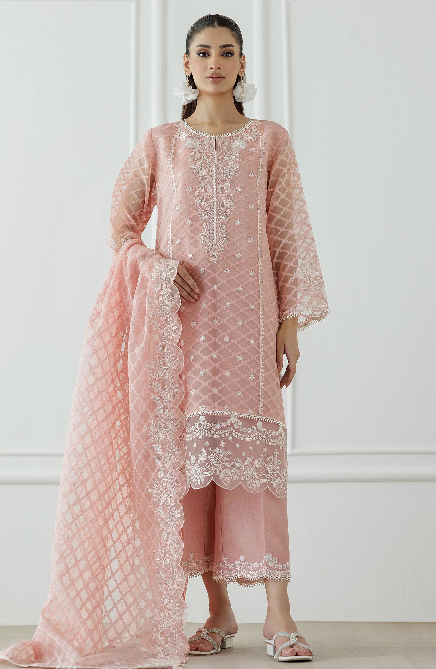 Stitched | 3 Piece | Embroidered | Jacquard Shirt | WRFC25S-3014/S PINK