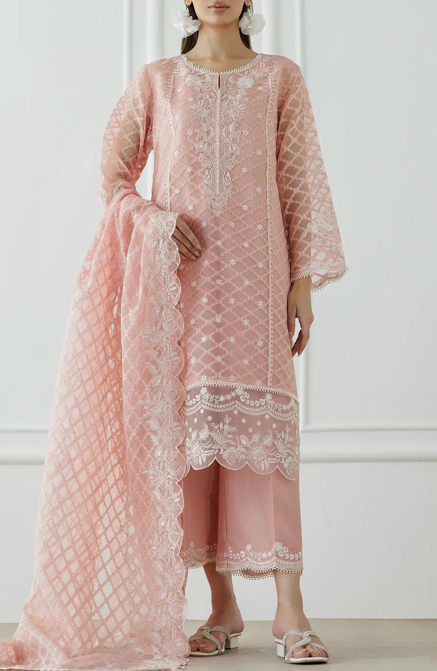 Stitched | 3 Piece | Embroidered | Jacquard Shirt | WRFC25S-3014/S PINK