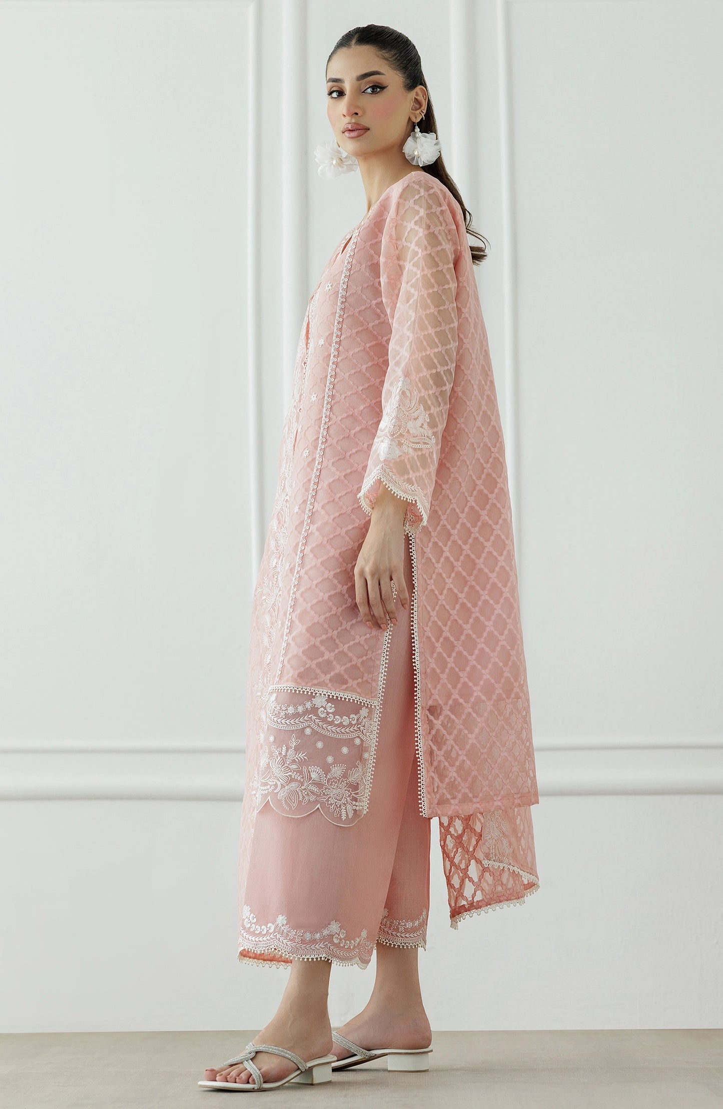 Stitched | 3 Piece | Embroidered | Jacquard Shirt | WRFC25S-3014/S PINK