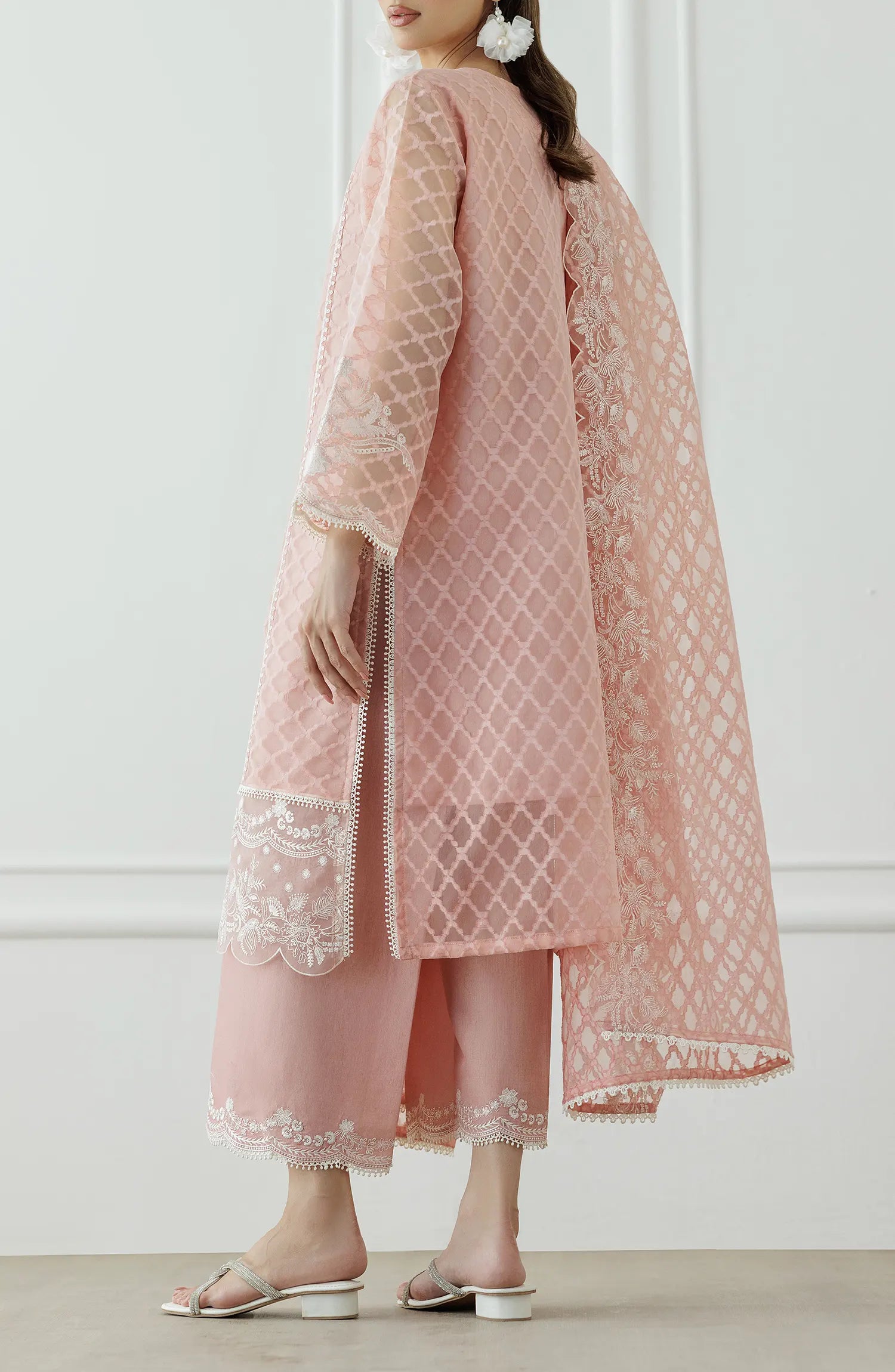 Stitched | 3 Piece | Embroidered | Jacquard Shirt | WRFC25S-3014/S PINK