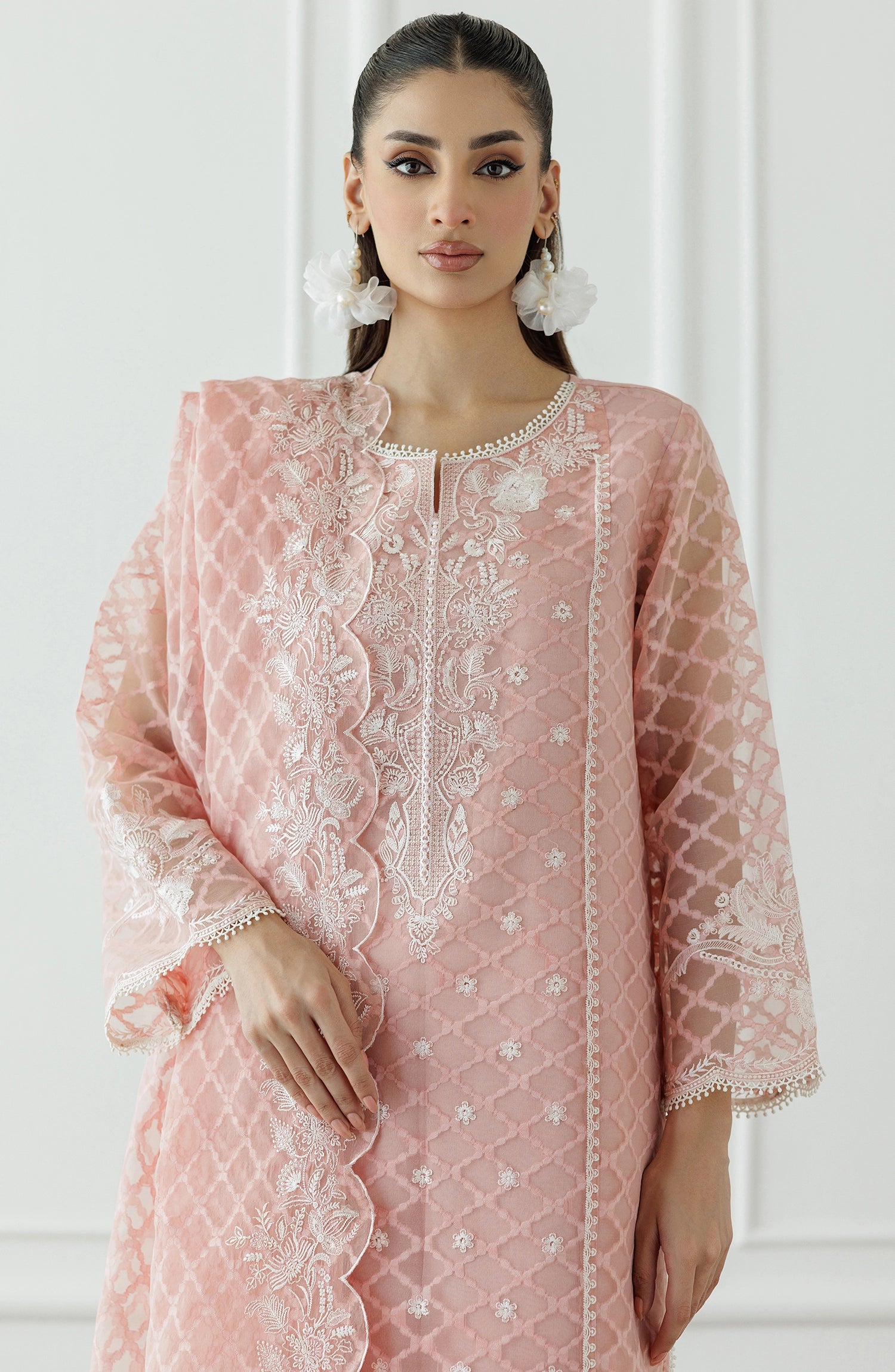 Stitched | 3 Piece | Embroidered | Jacquard Shirt | WRFC25S-3014/S PINK