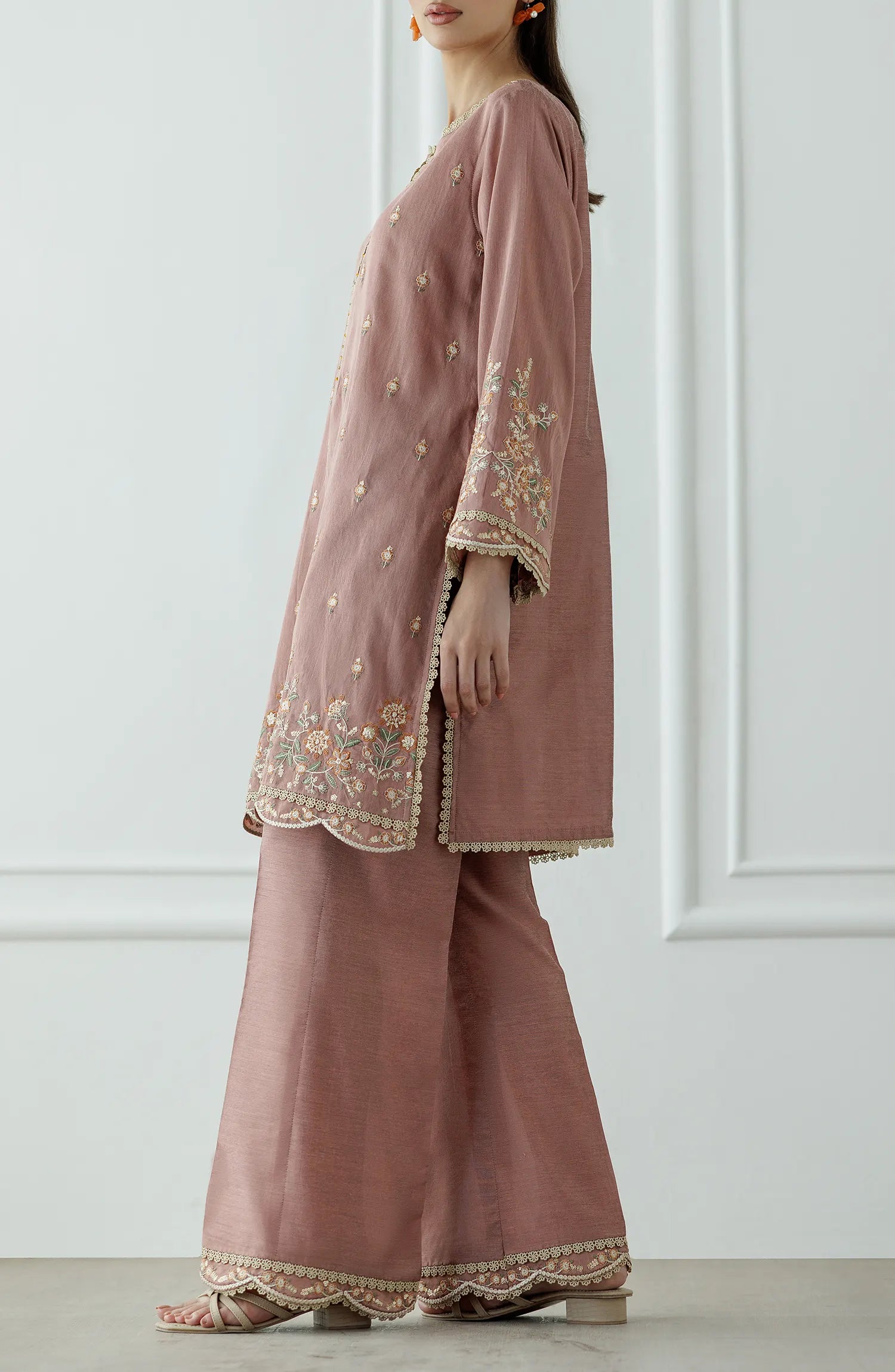 Stitched | 2 Piece | Embroidered | Cotton Silk Shirt | WRHC25S-2002/S MAGENTA