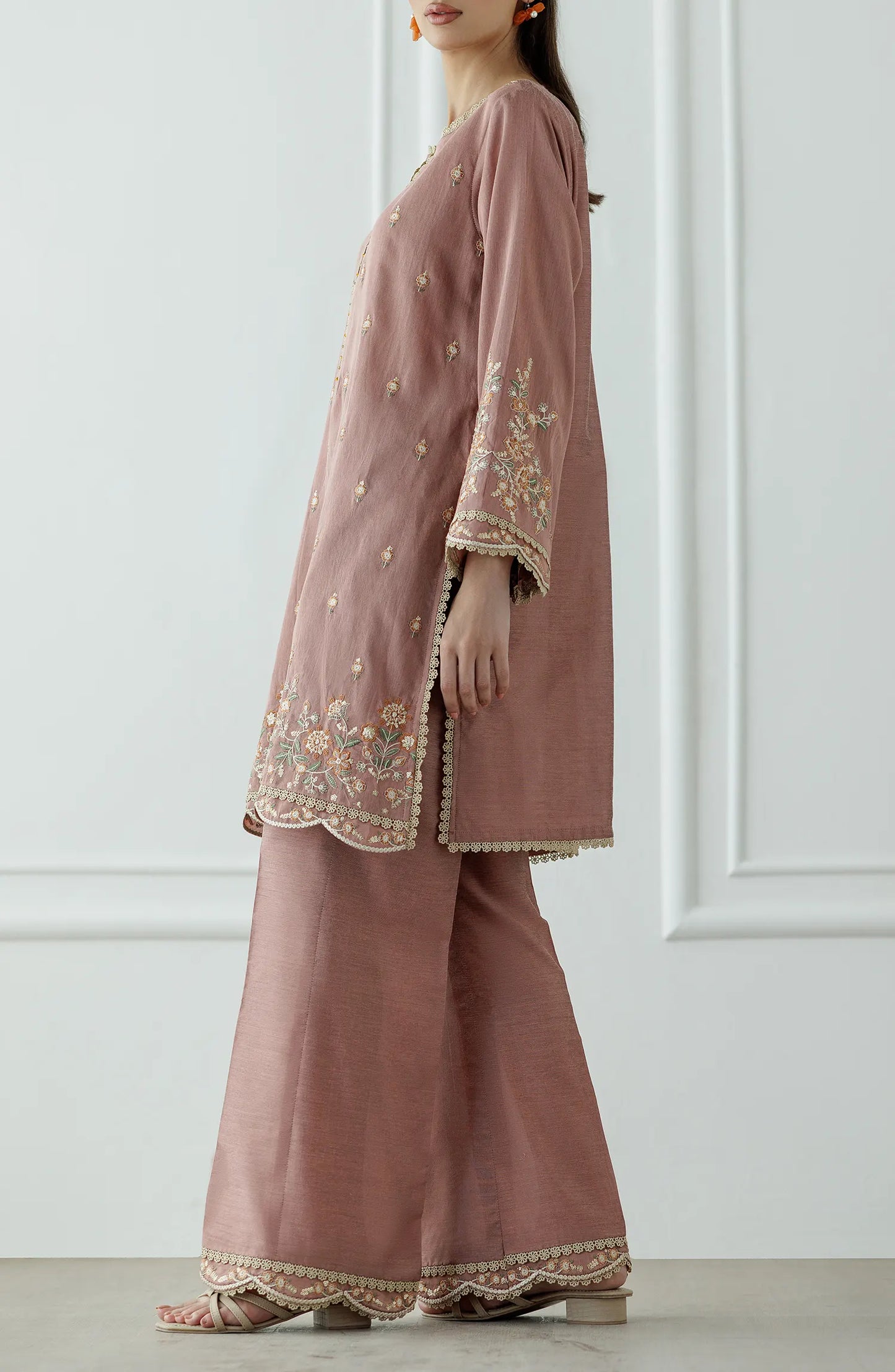 Stitched | 2 Piece | Embroidered | Cotton Silk Shirt | WRHC25S-2002/S MAGENTA