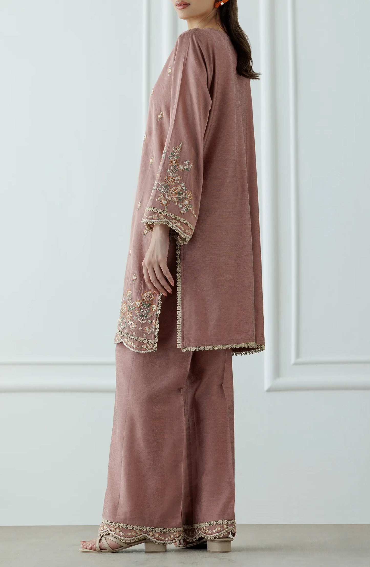 Stitched | 2 Piece | Embroidered | Cotton Silk Shirt | WRHC25S-2002/S MAGENTA
