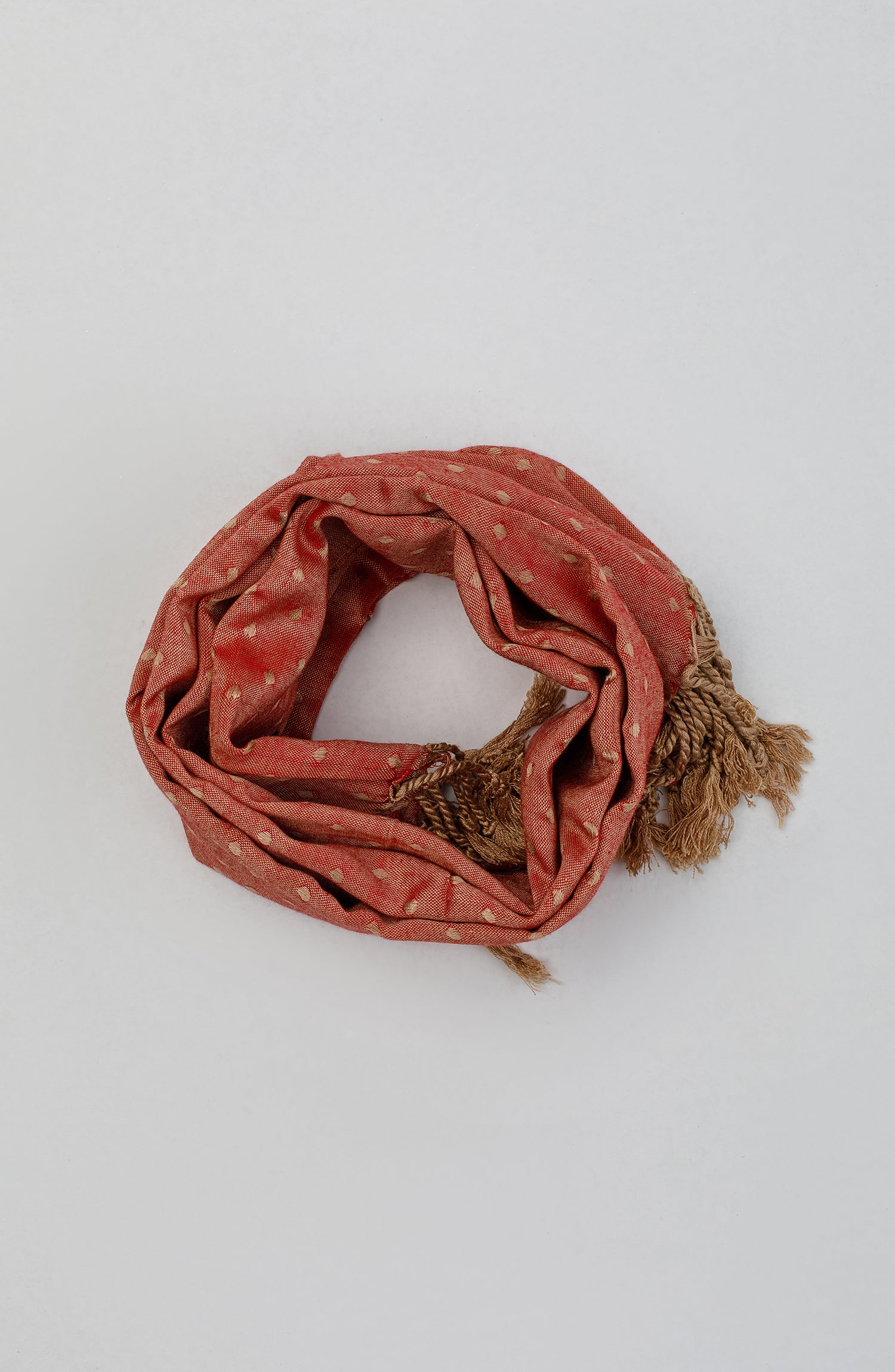 NA-D-PL-23-040 PINK COTTON  ACCESSORIES SCARF