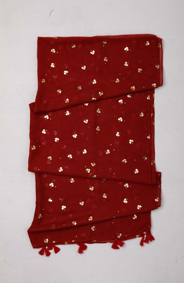 WADC23W-1072 COTTON  ACCESSORIES SCARF