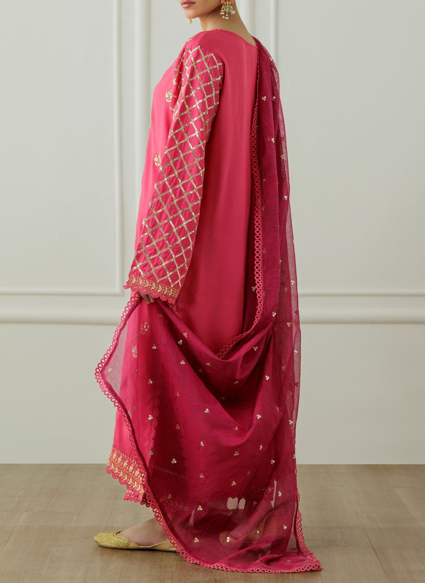 Stitched Luxury Lawn Festive Formal Shirt & Pant - 3 Piece - NF-SDT-23-029