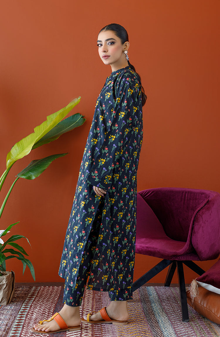 NRDS-23-136/S BLACK CAMBRIC Women READY TO WEAR SHIRT PANTS
