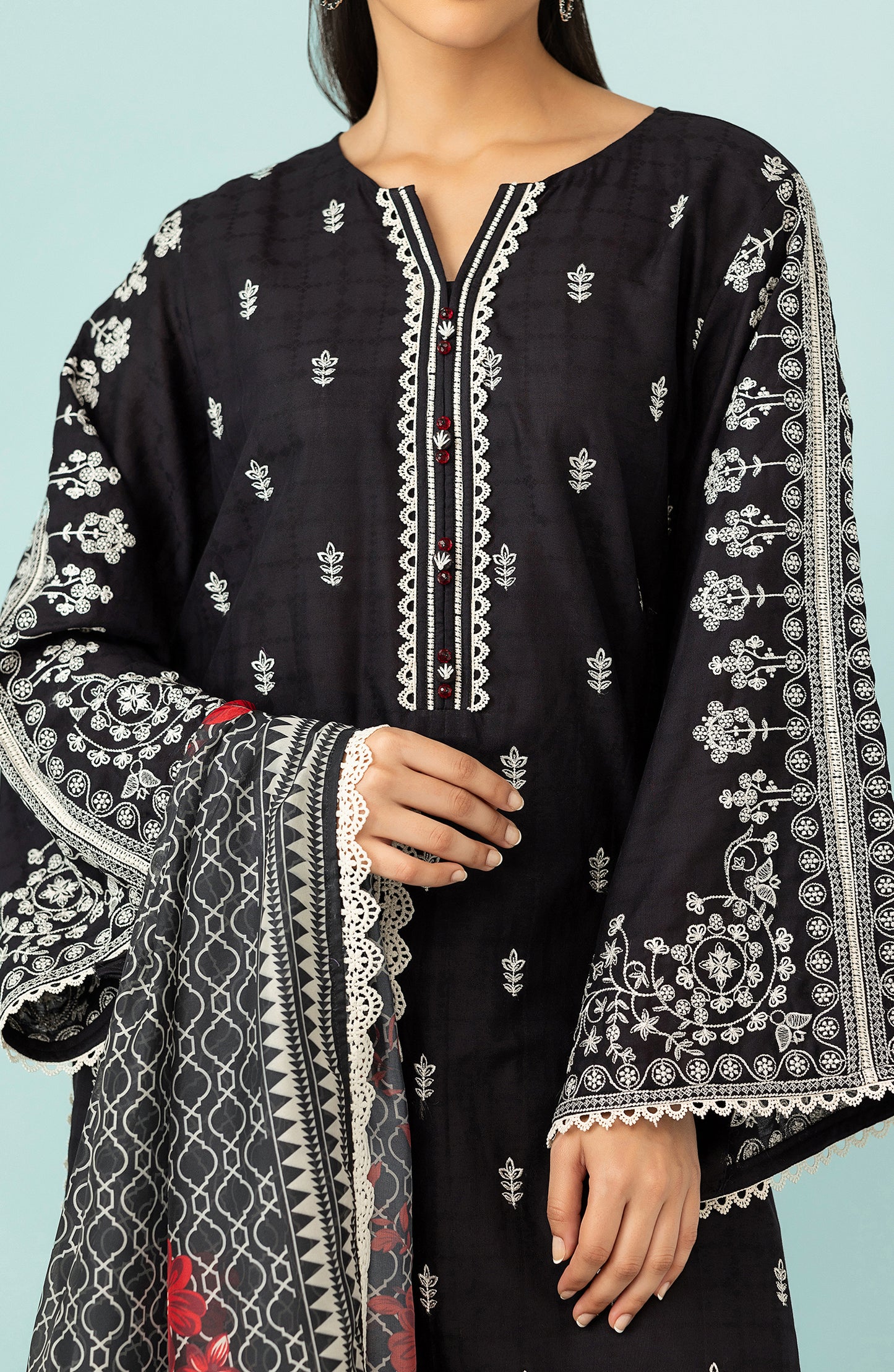 OTL-24-256 LAWN Women UNSTITCHED SHIRT DUPATTA PANTS