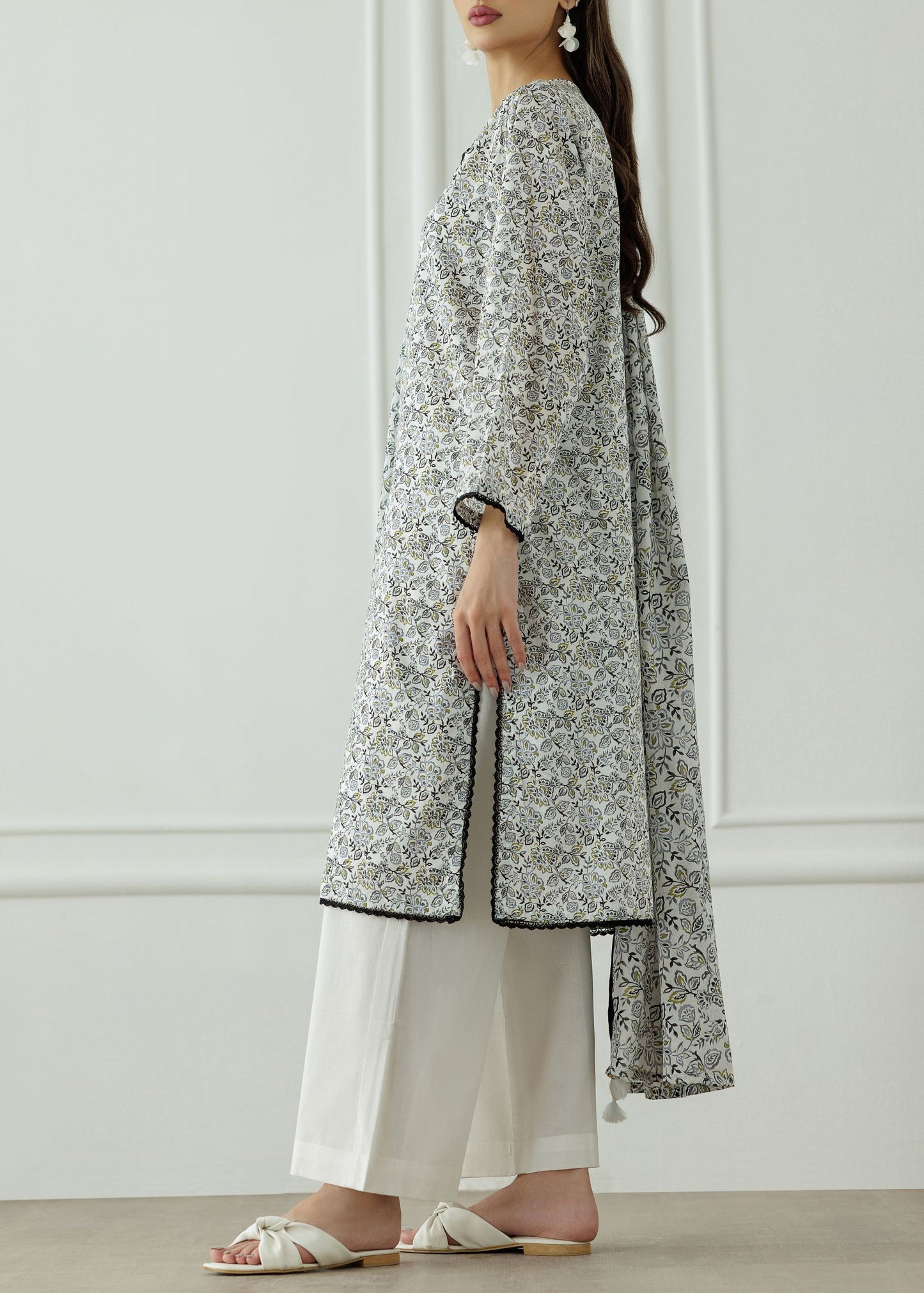 Stitched Printed Shirt Dupatta & Pant - 3 Piece - OTL-25-003-s2