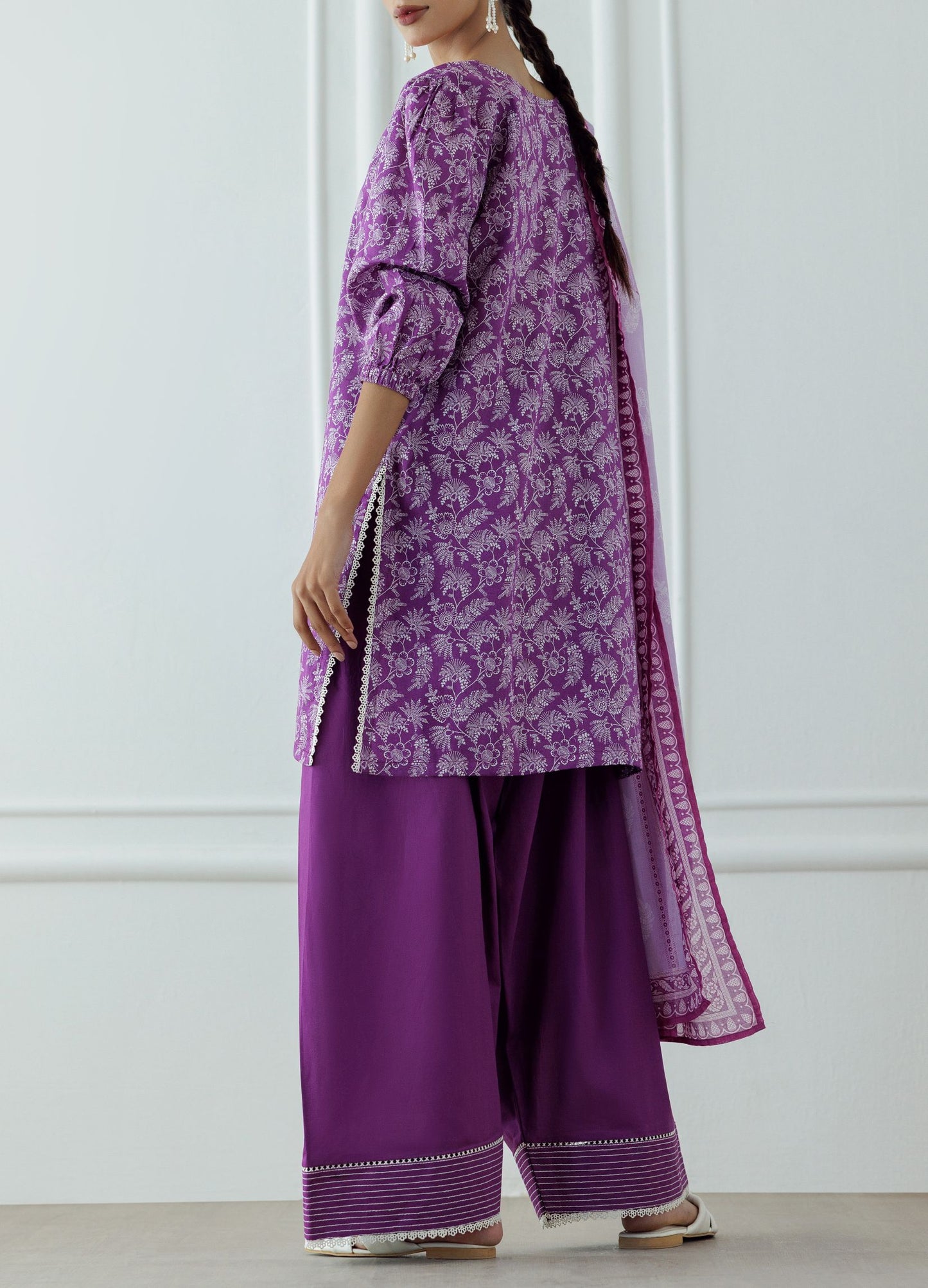 Stitched Printed Shirt Dupatta & Pant - 3 Piece - OTL-25-007-s2