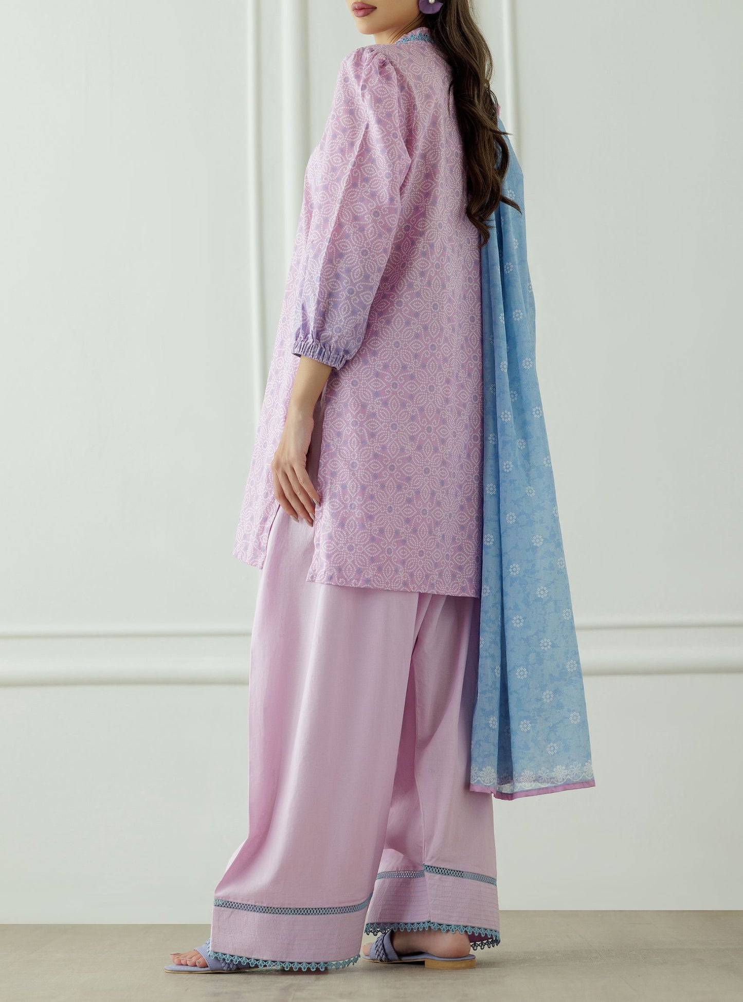 Stitched Printed Shirt Dupatta & Pant - 3 Piece - OTL-25-008