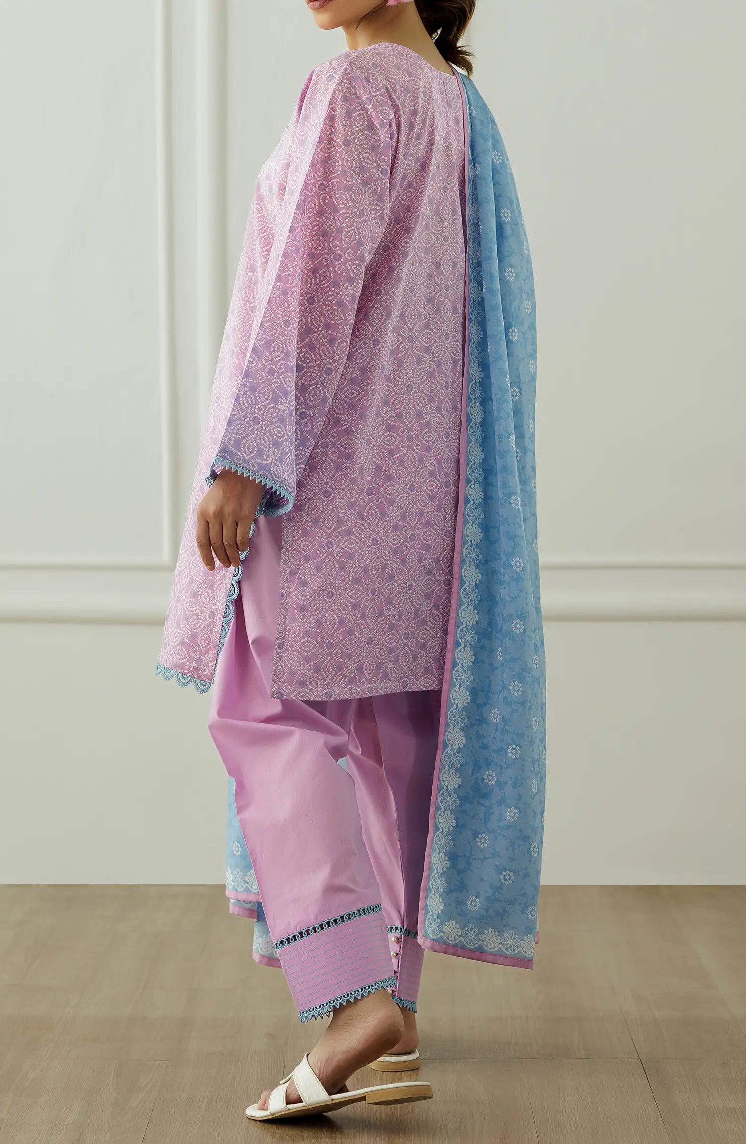 Unstitched Printed Shirt Dupatta & Pant - 3 Piece - OTL-25-008