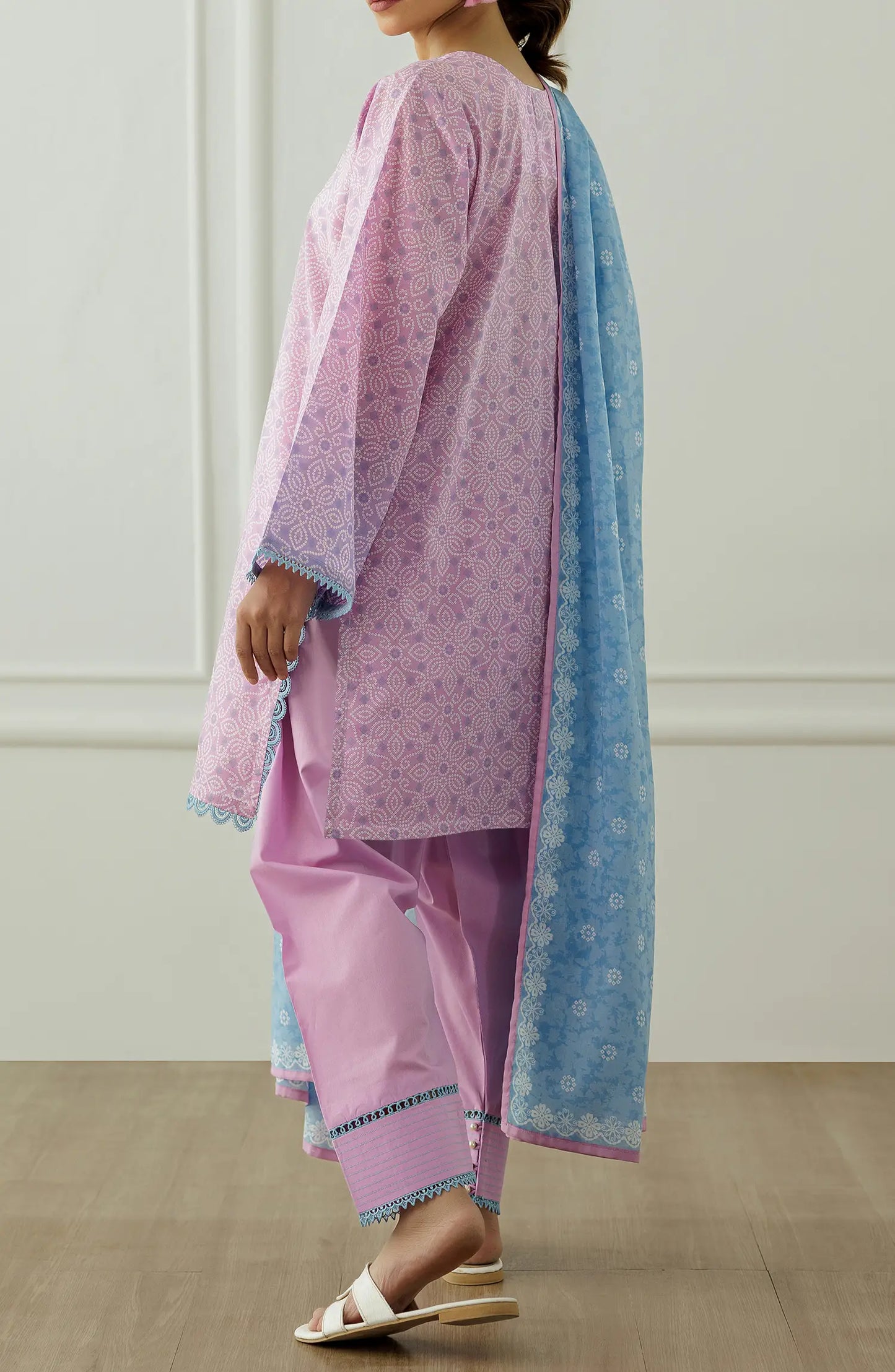 Unstitched Printed Shirt Dupatta & Pant - 3 Piece - OTL-25-008