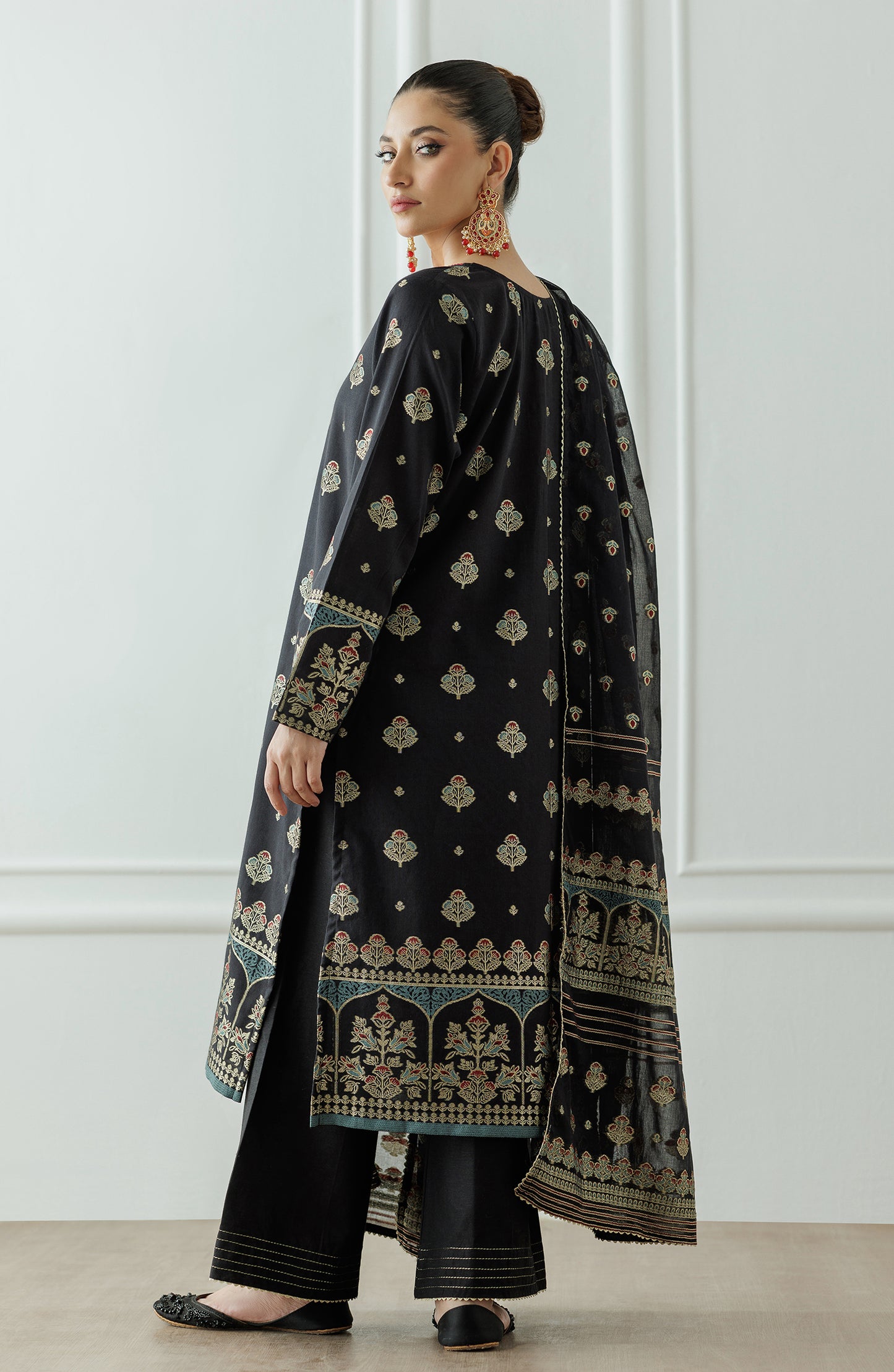 Unstitched Printed Shirt Dupatta & Pant - 3 Piece - OTL-25-010