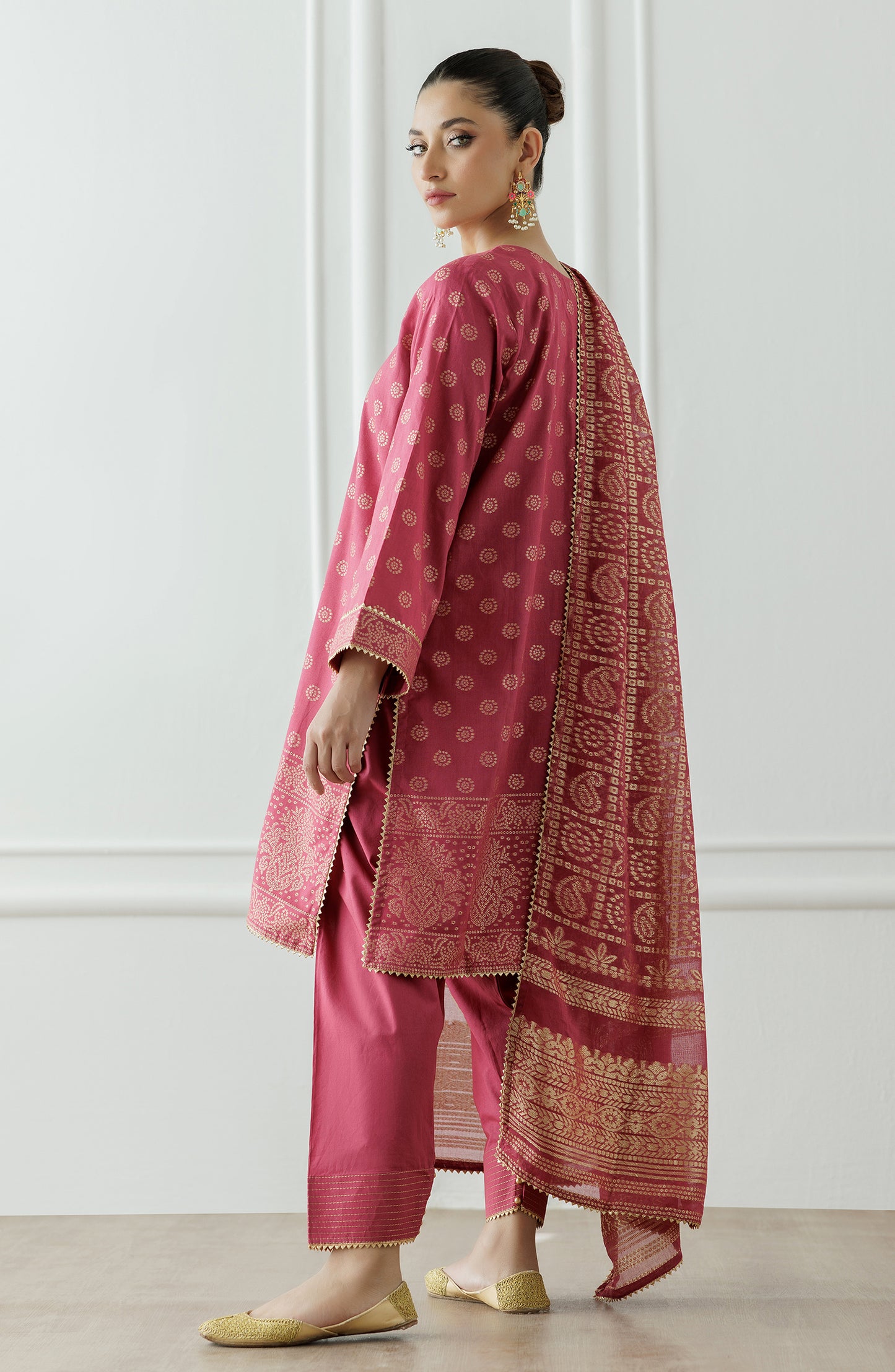 Unstitched Printed Shirt Dupatta & Pant - 3 Piece - OTL-25-011