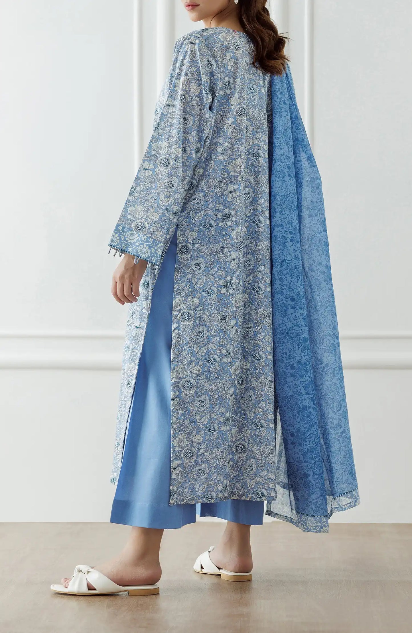 Stitched Printed Shirt Dupatta & Pant - 3 Piece - OTL-25-014