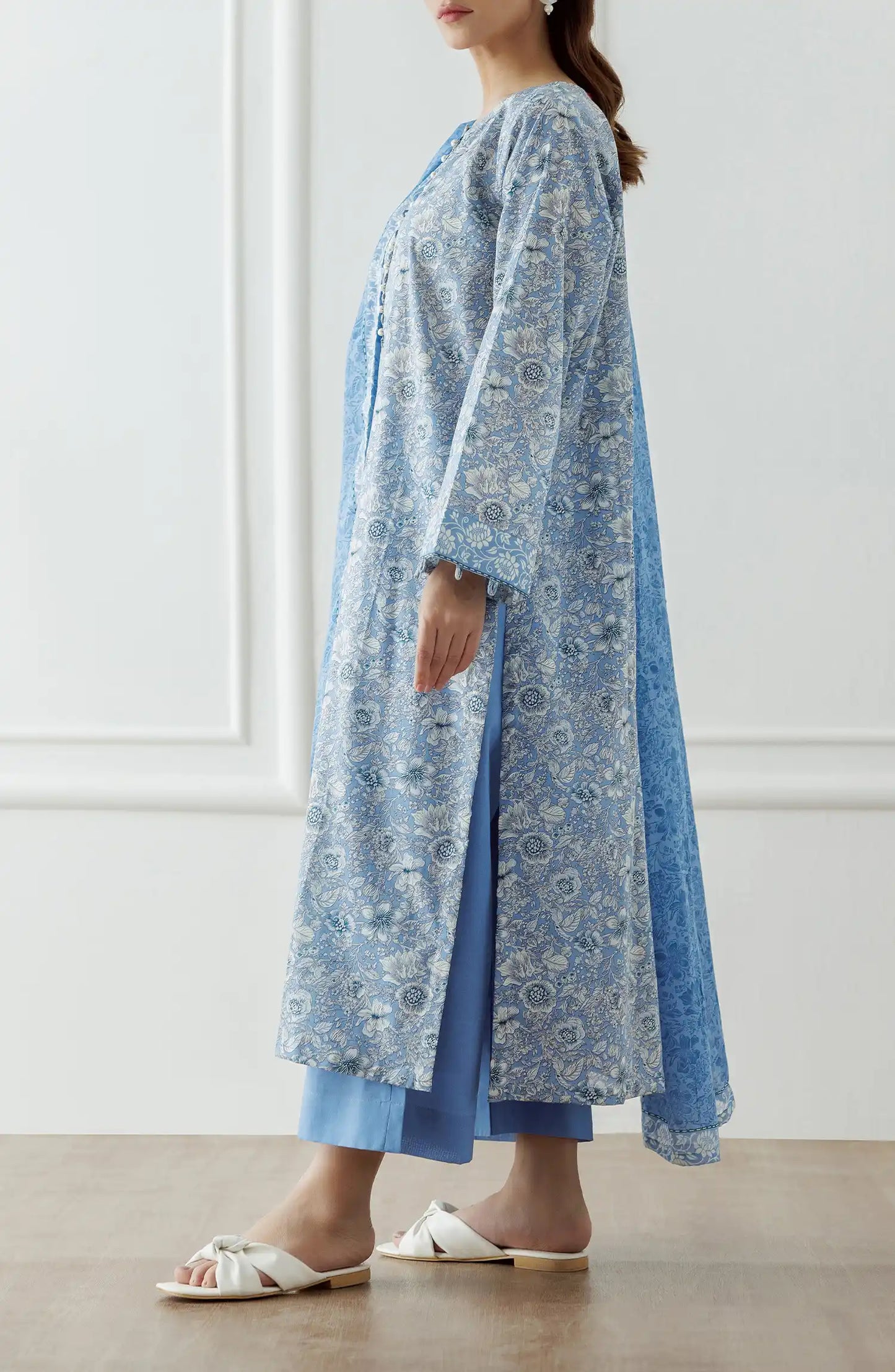 Stitched Printed Shirt Dupatta & Pant - 3 Piece - OTL-25-014