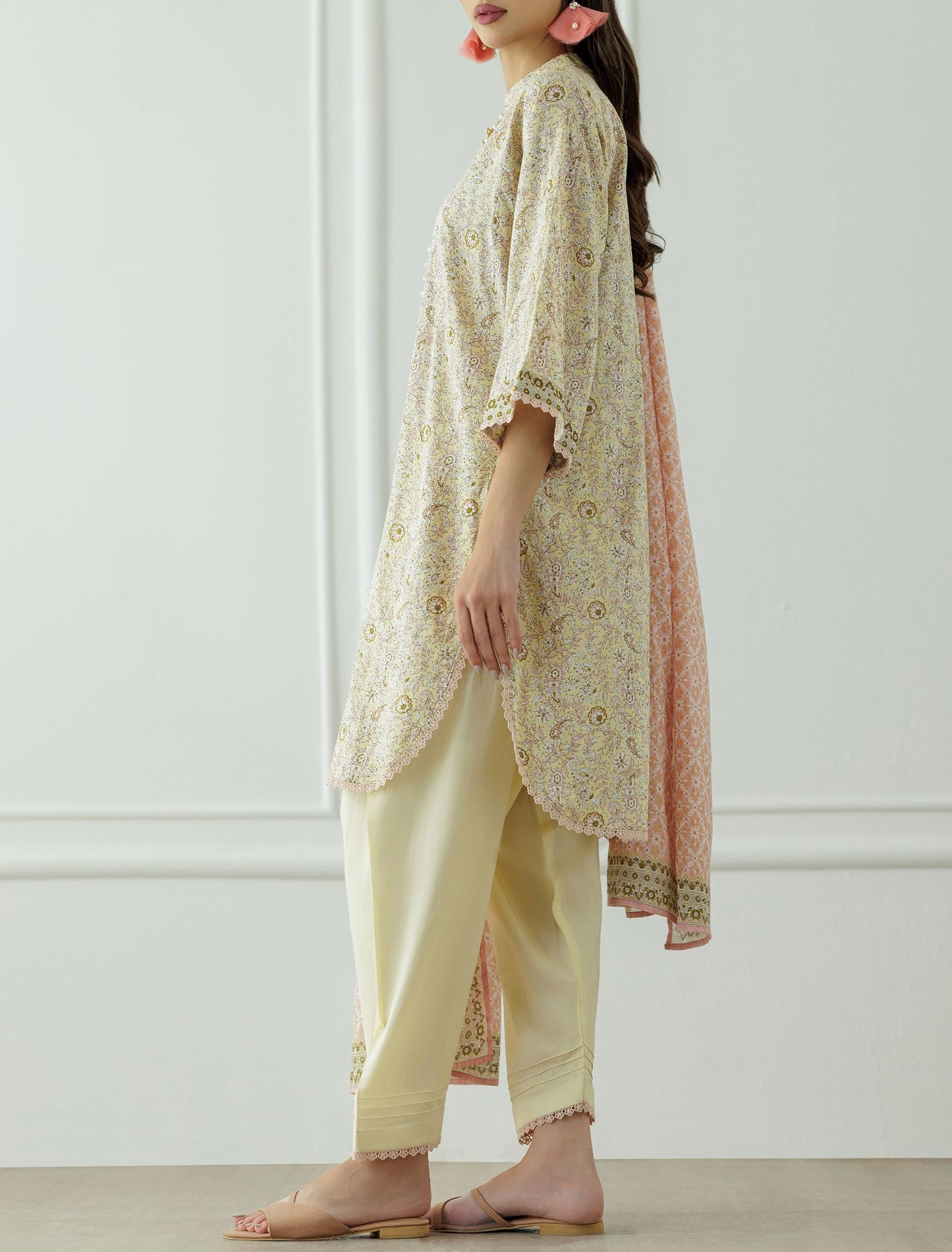 Stitched Printed Shirt Dupatta & Pant - 3 Piece - OTL-25-015-S2