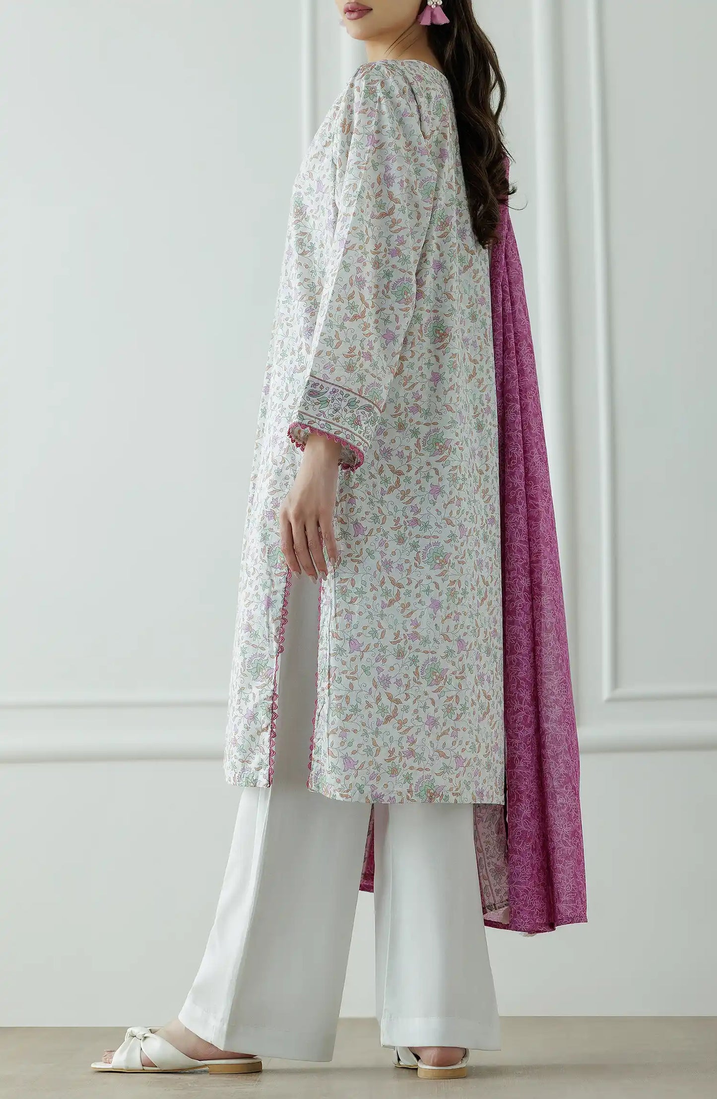 Stitched Printed Shirt Dupatta & Pant - 3 Piece - OTL-25-016/S2