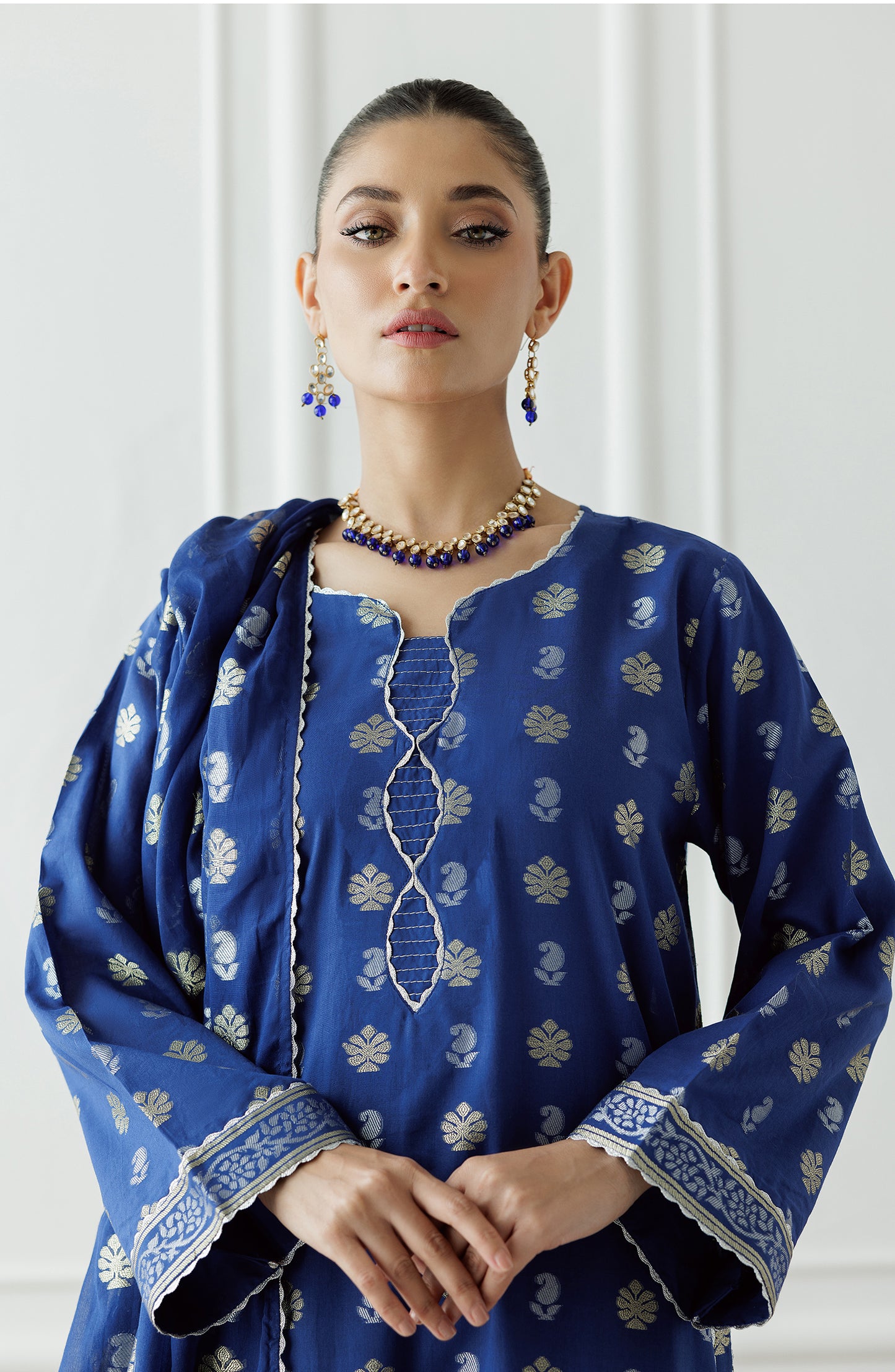 Unstitched Printed Shirt Dupatta & Pant - 3 Piece - OTL-25-047