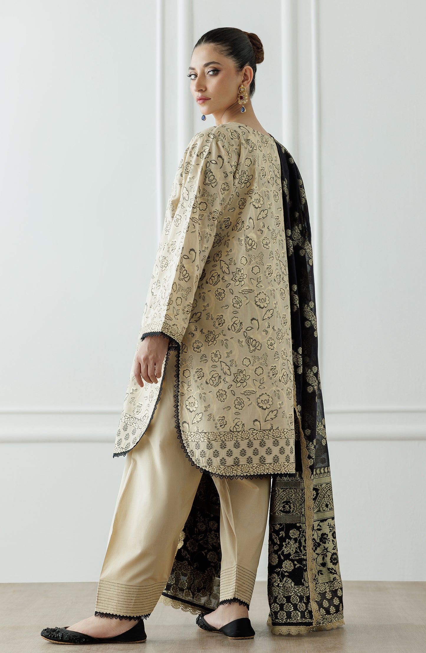 Unstitched Printed Shirt Dupatta & Pant - 3 Piece - OTL-25-110