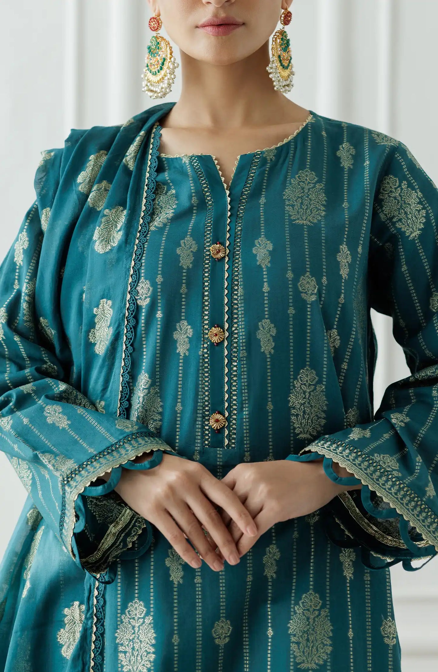 Stitched | 3 Piece | CLASSIC LAWN JACQUARD COLLECTION | OTL-25-111