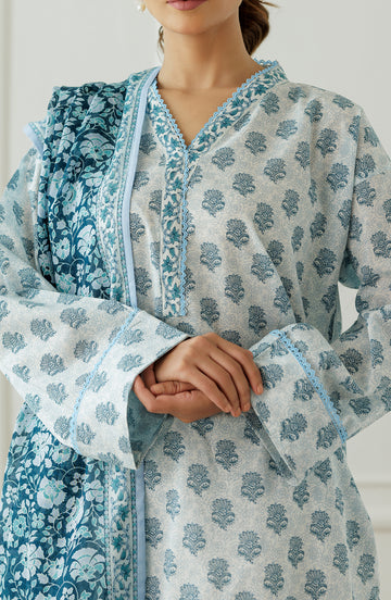 Rs 3300 Orient Basiclawn printed 3pc main image 1
