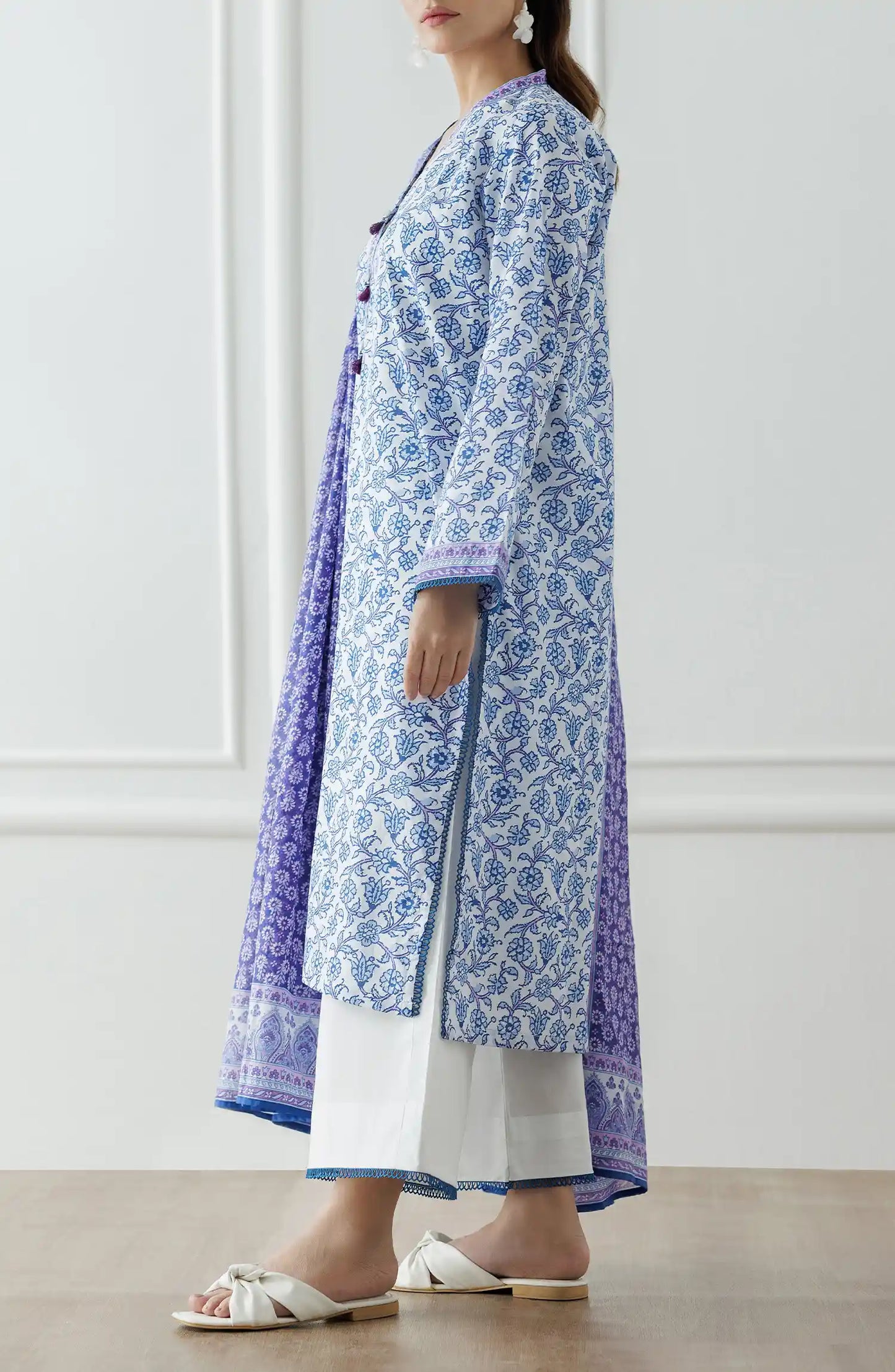 Unstitched Printed Shirt Dupatta & Pant - 3 Piece - OTL-25-302