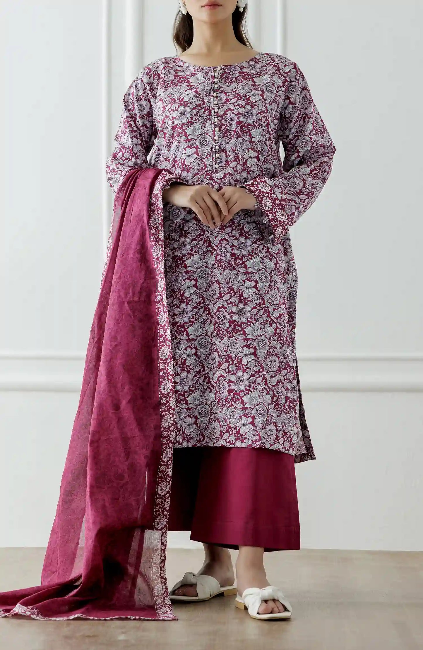 Stitched | 3 Piece | Printed Lawn | OTL-25-303