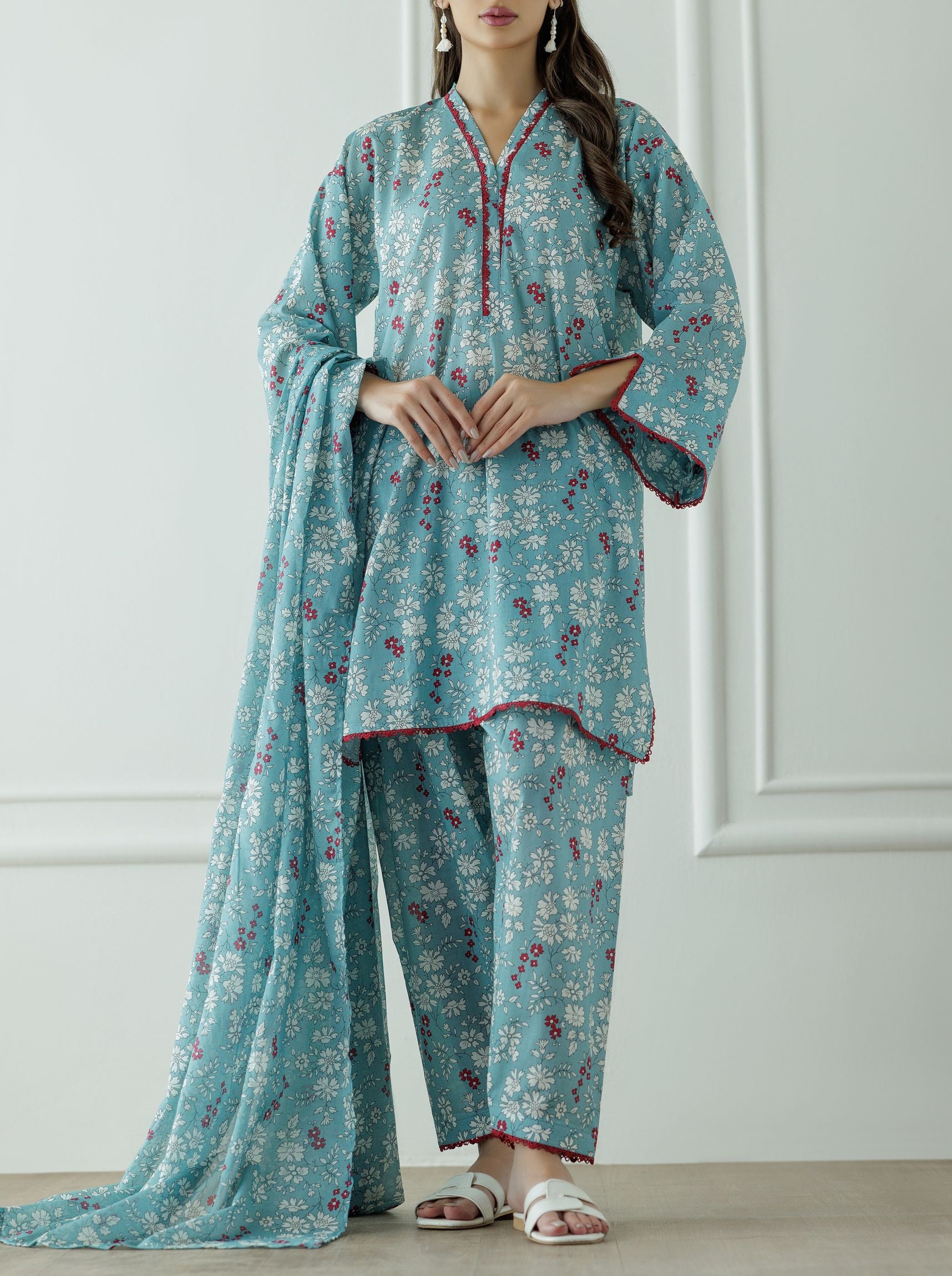 UNSTITCHED | 3 Piece | Printed Lawn | OTL-25-343