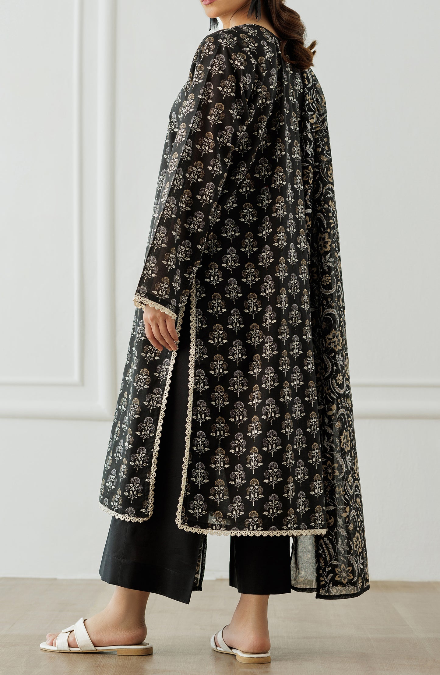 Stitched Printed Shirt Dupatta & Pant - 3 Piece - OTL-25-406