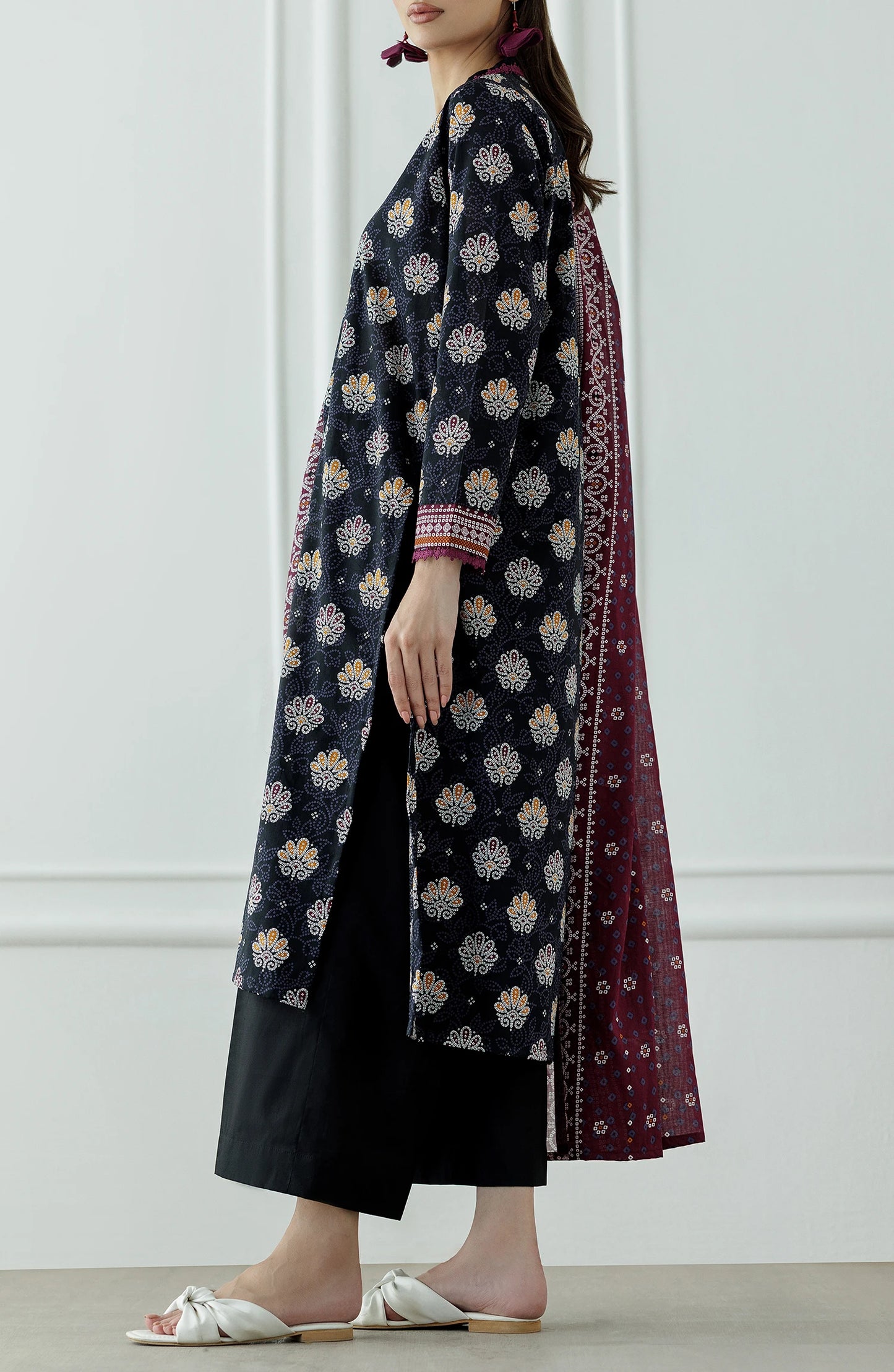 Stitched | 3 Piece | Printed Lawn | OTL-25-407