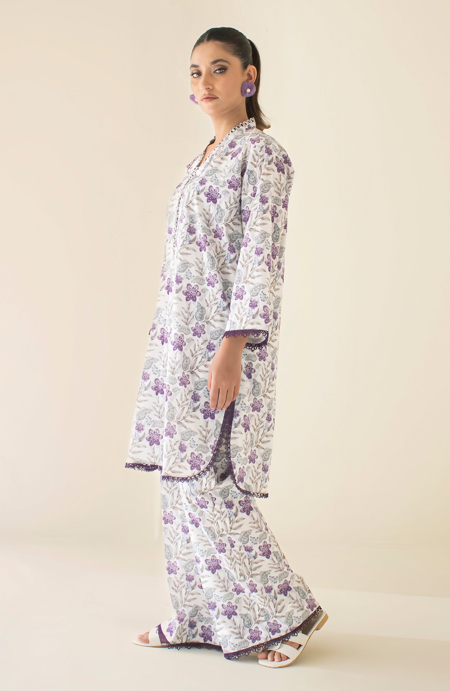 Stitched Printed Shirt & Pant - 2 Piece (CordSet) - WRCV24S-2035
