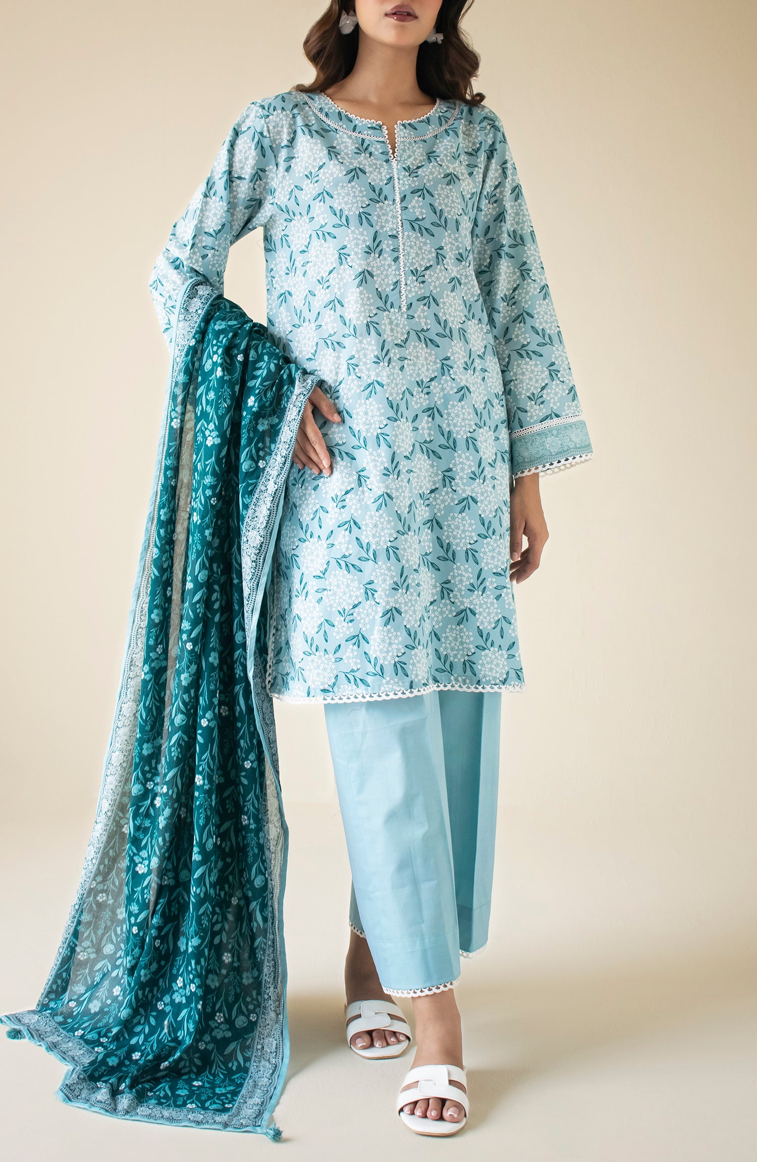 Unstitched | 3 Piece | Printed Cambric | OTL-24-122