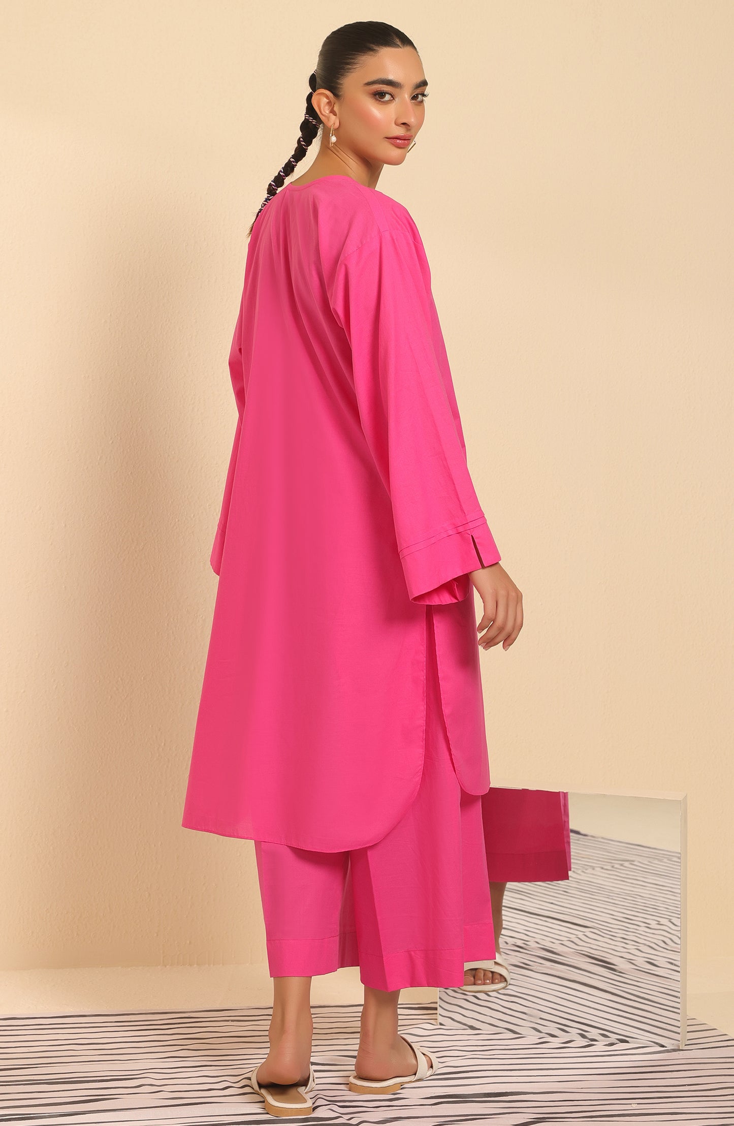 WRCC23W-2055 CAMBRIC Women READY TO WEAR SHIRT PANTS