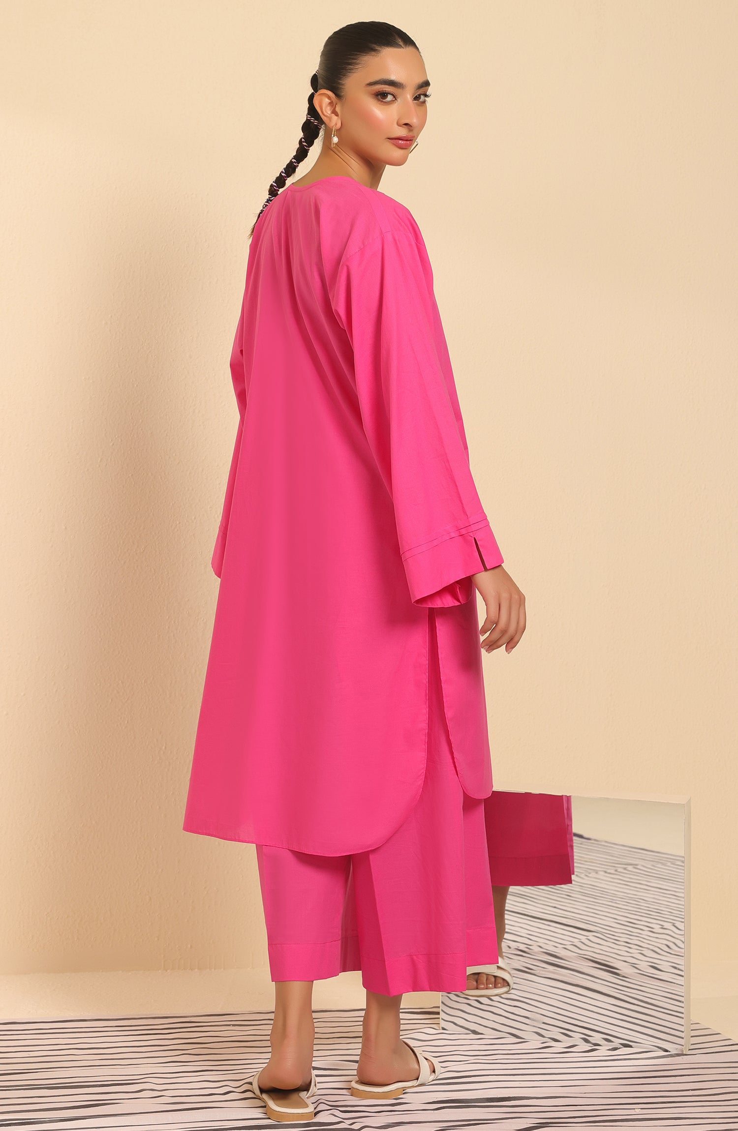 WRCC23W-2055 CAMBRIC Women READY TO WEAR SHIRT PANTS