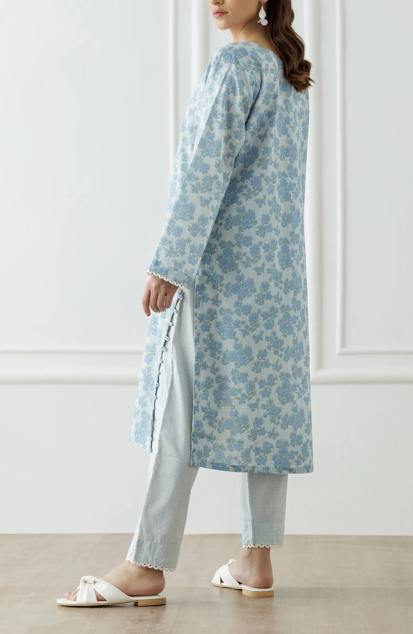UNSTITCHED Printed Shirt & Pant - 2 Piece (Co-ord Set) - WRCC25S-2001