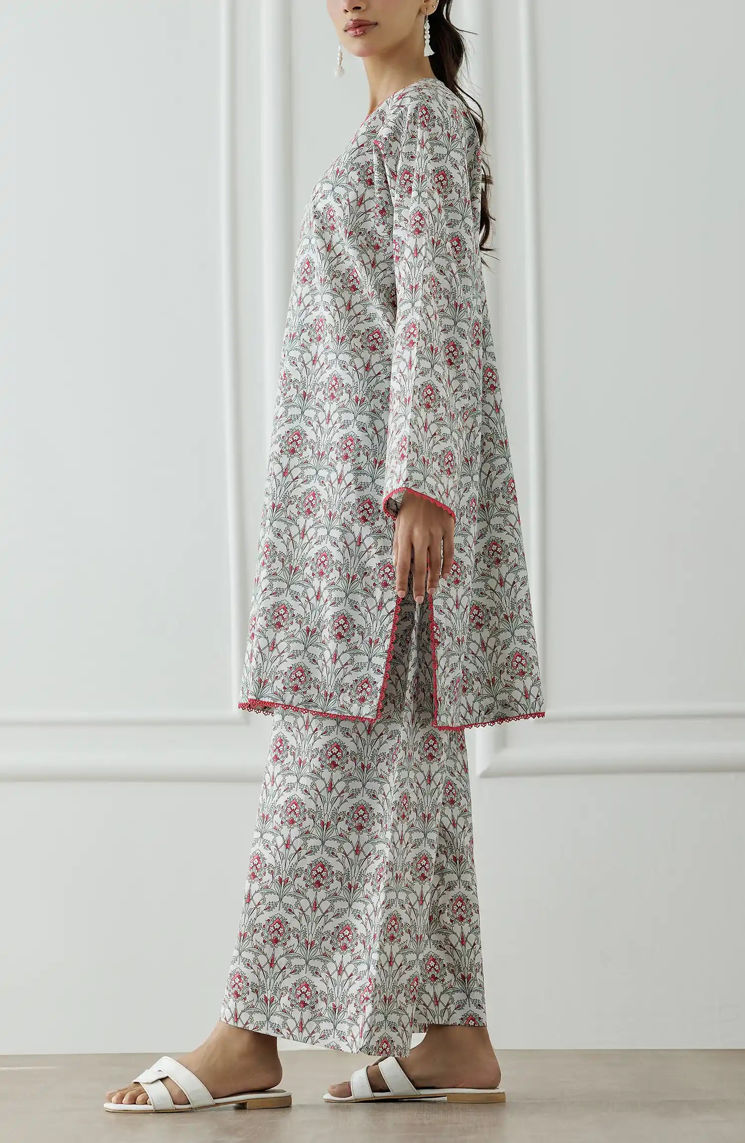 UNSTITCHED Printed Shirt & Pant - 2 Piece (Co-ord Set) - WRCC25S-2004