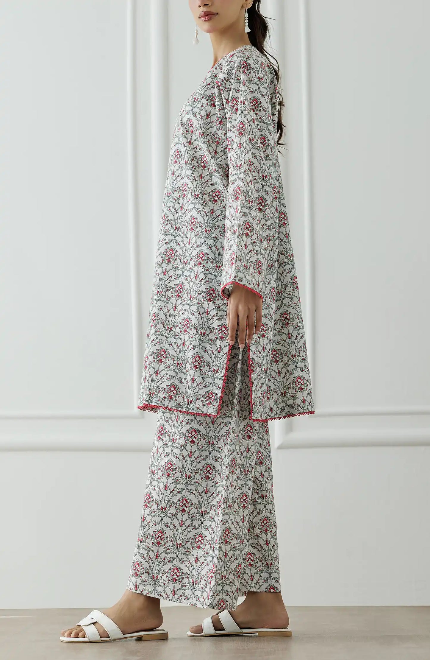 UNSTITCHED Printed Shirt & Pant - 2 Piece (Co-ord Set) - WRCC25S-2004