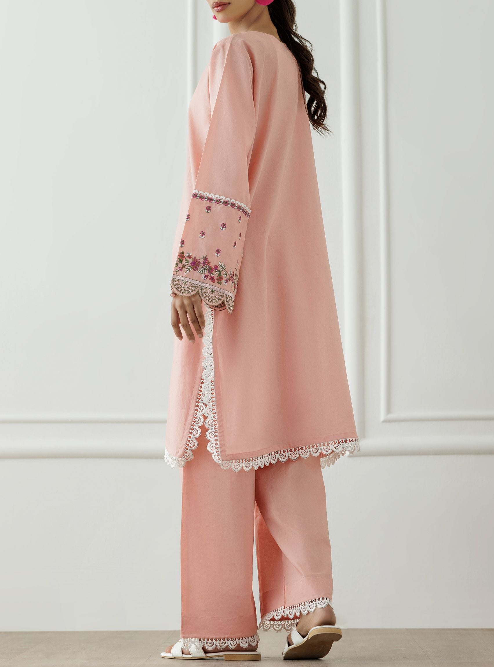 Stitched Embroidered Shirt & Pant - 2 Piece (Co-ord Set) - WRCJ25S-2005