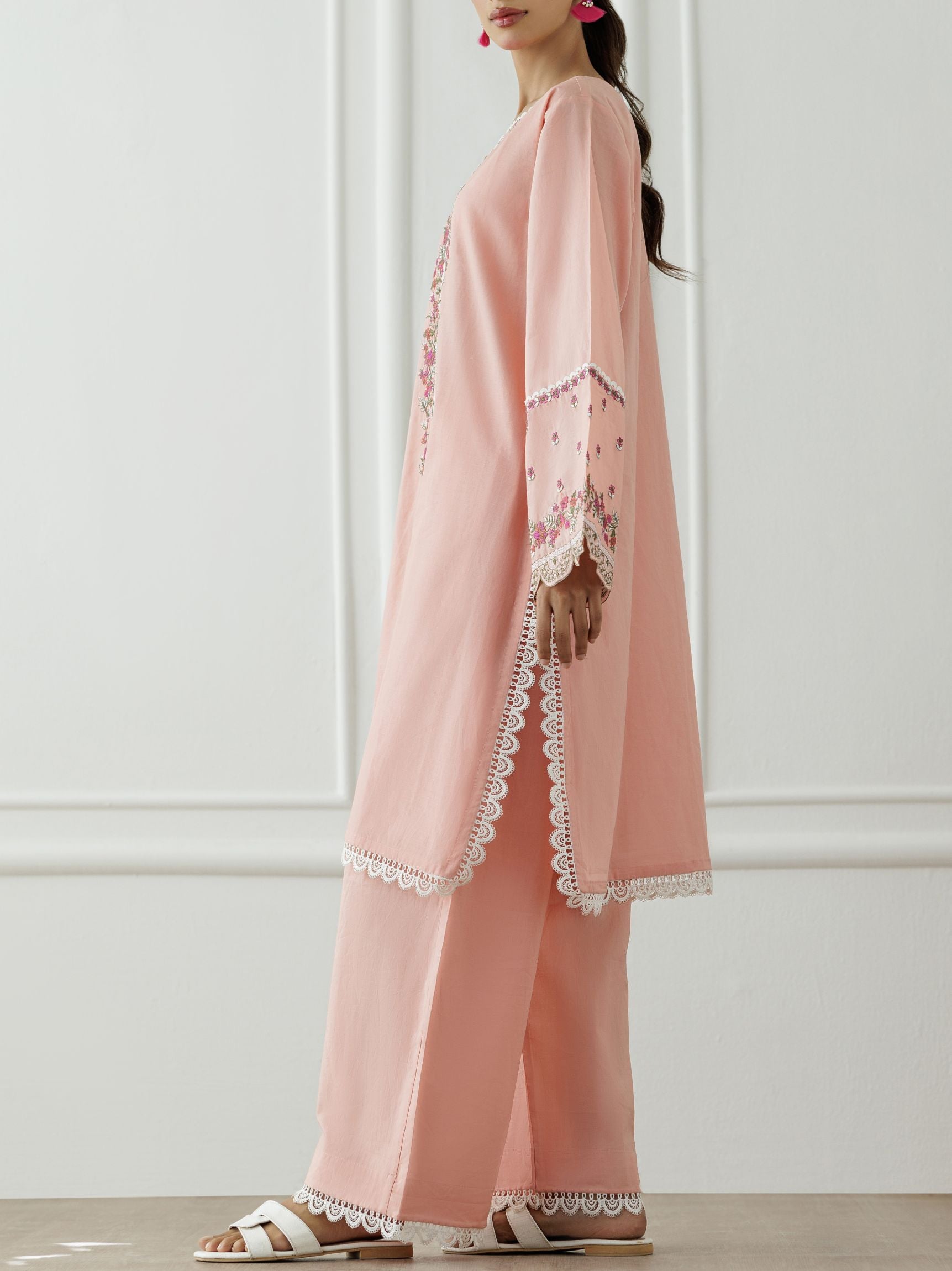 Stitched Embroidered Shirt & Pant - 2 Piece (Co-ord Set) - WRCJ25S-2005