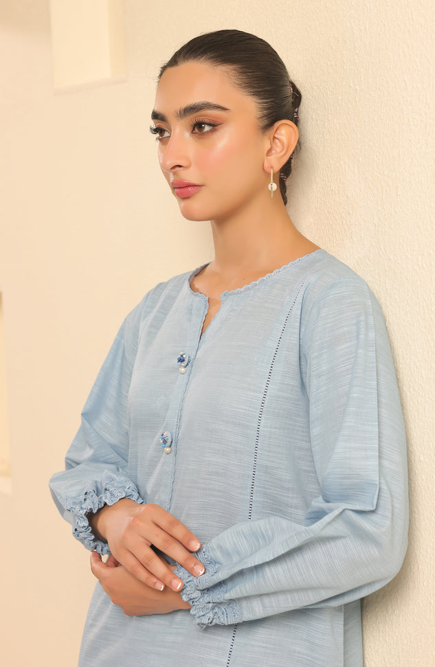 WRCK23W-2001 KHADDAR Women READY TO WEAR SHIRT PANTS