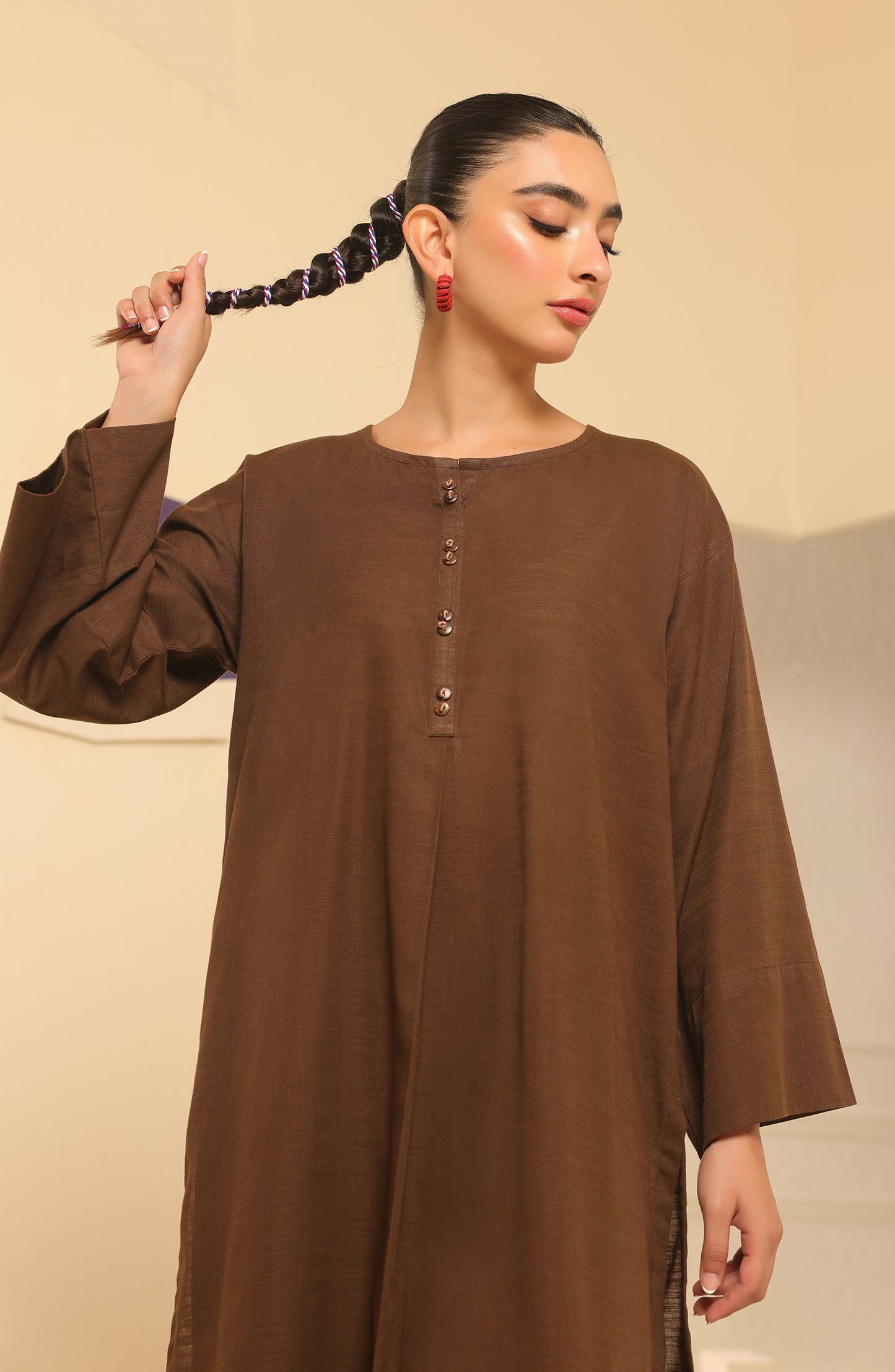 OTL-23-211/S TURQUOISE KHADDAR Women READY TO WEAR SHIRT DUPATTA PANTS