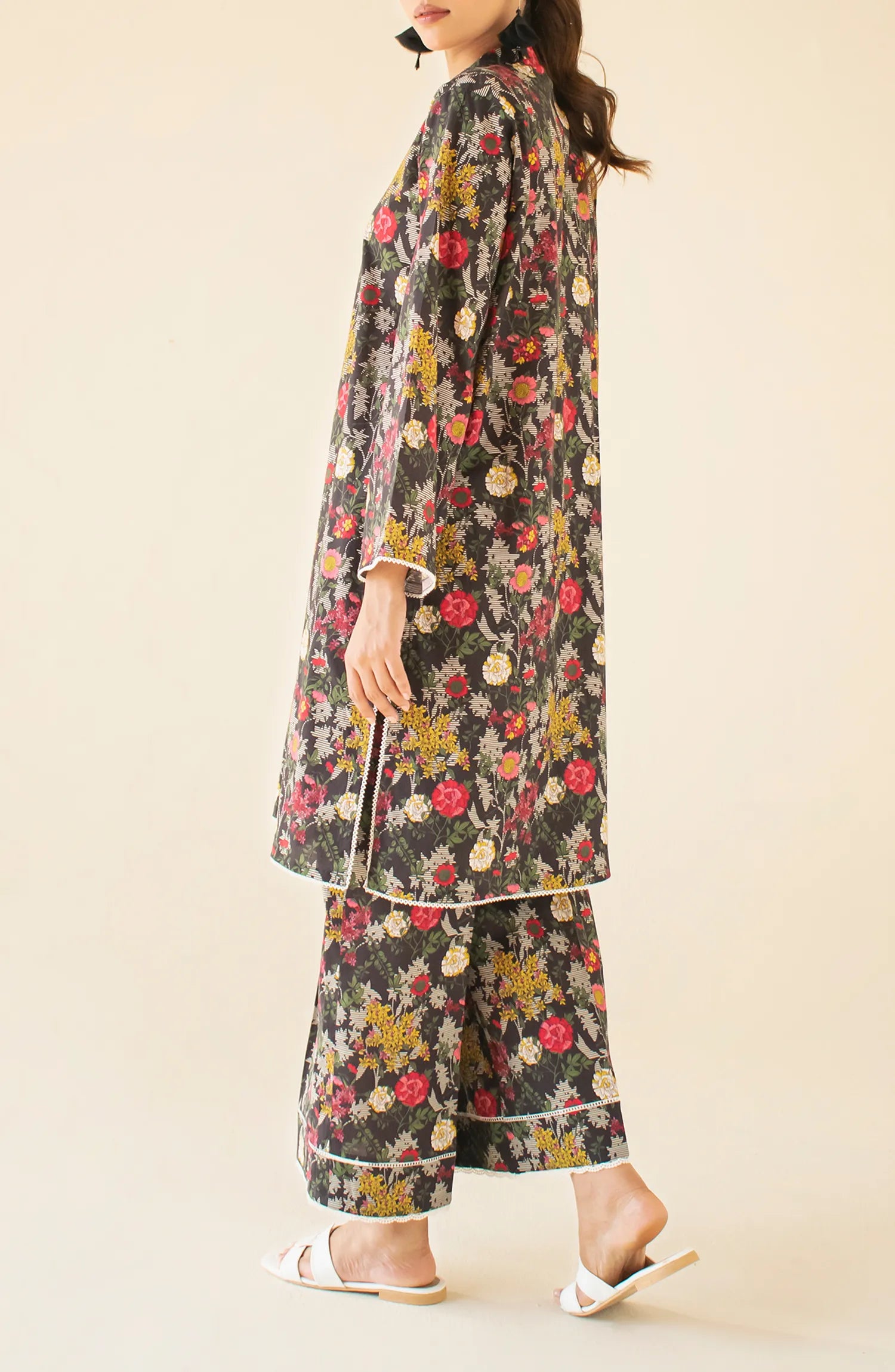 Stitched Printed Shirt & Pant - 2 Piece (Co-ord Set) - WRCK24W-2004
