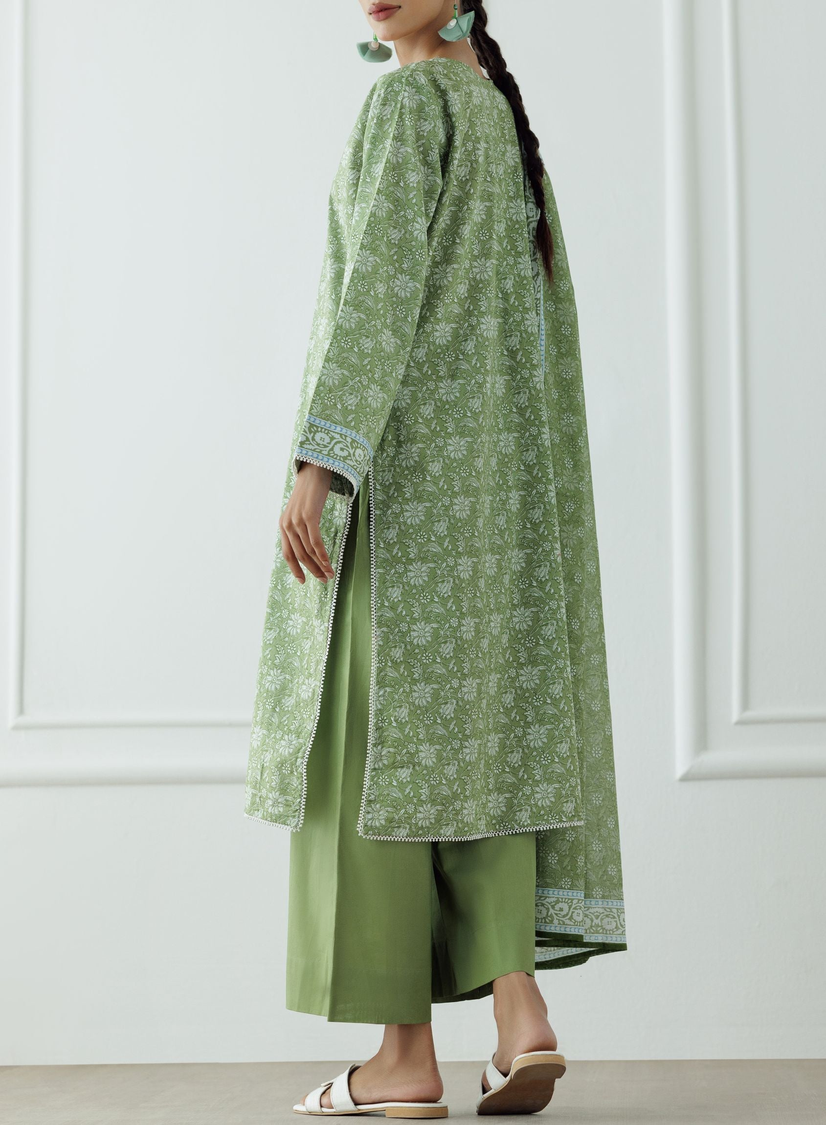 Stitched Printed Shirt Dupatta & Pant - 3 Piece - WRCL25S-1003