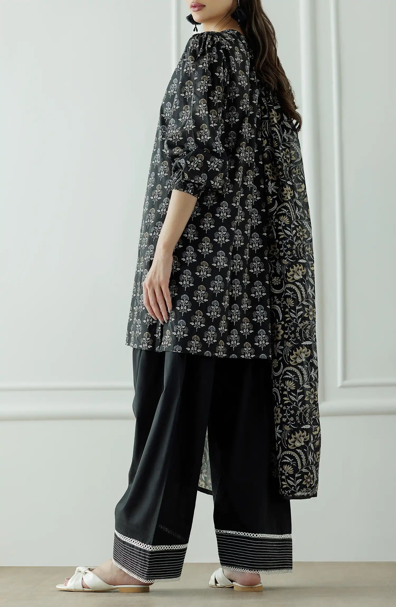 Stitched Printed Shirt Dupatta & Pant - 3 Piece - WRCL25S-1007