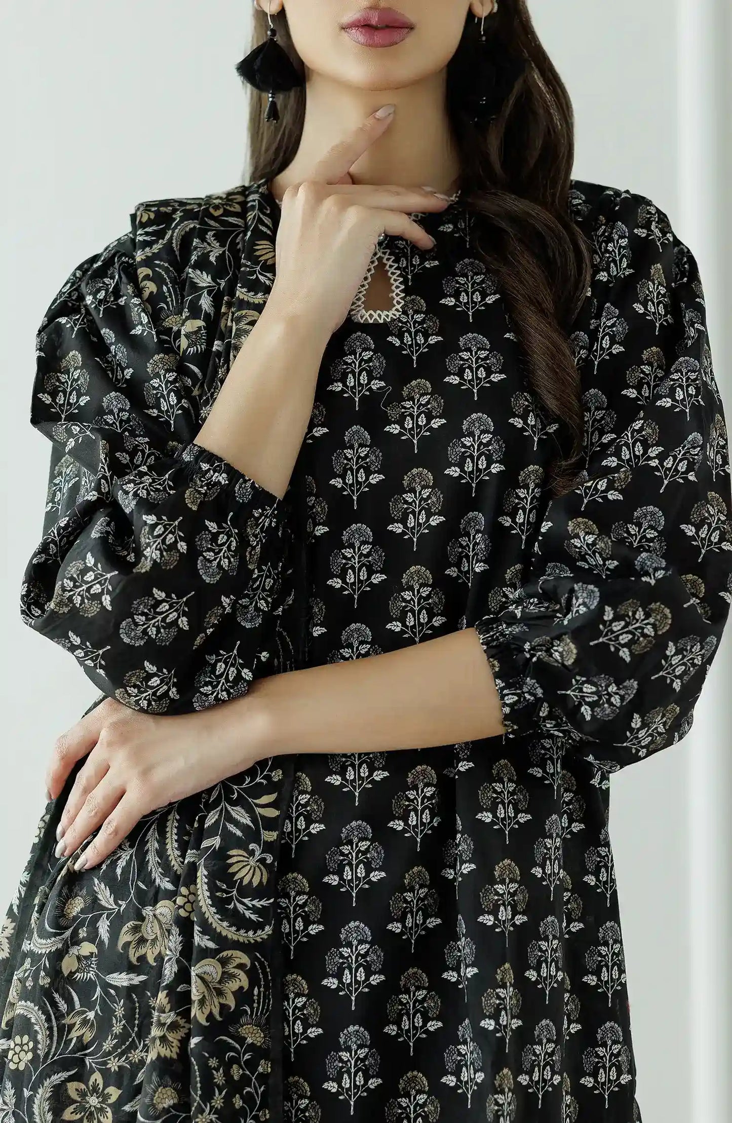Stitched Printed Shirt Dupatta & Pant - 3 Piece - WRCL25S-1007